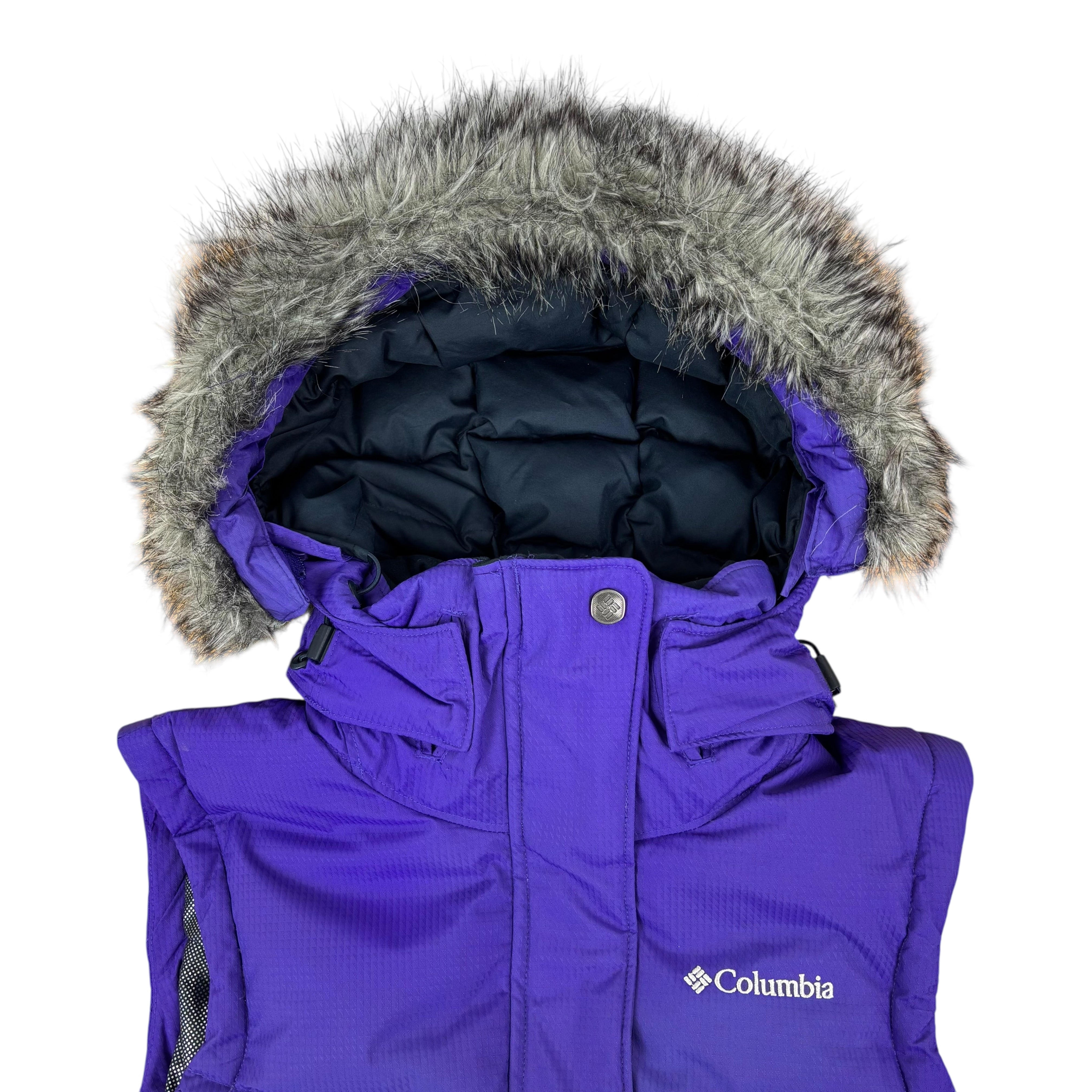 Columbia Purple Omni-Heat Puffer Gilet (Women’s S)