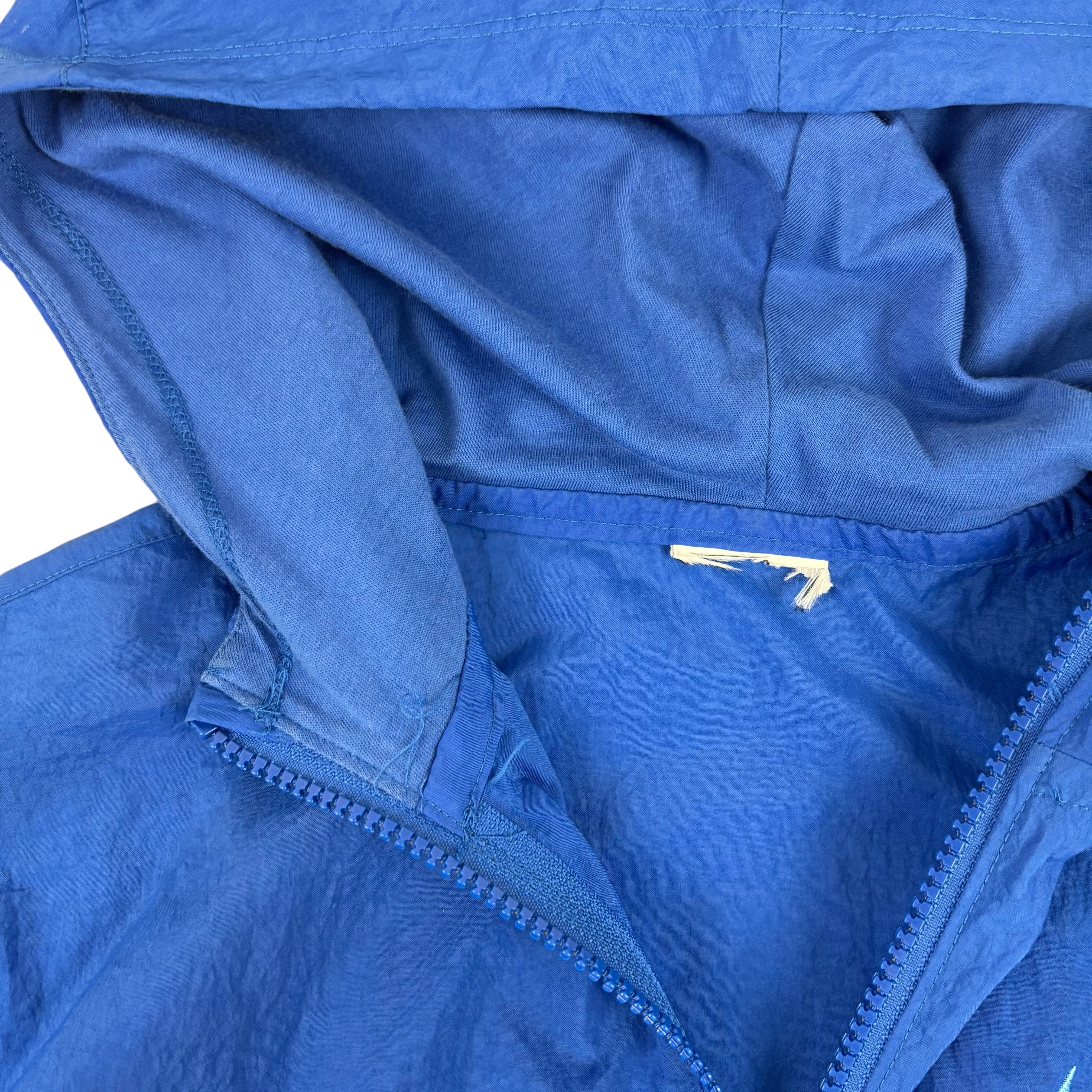 Nike Blue Q-Zip Spell-Out Windbreaker (12-14yrs)
