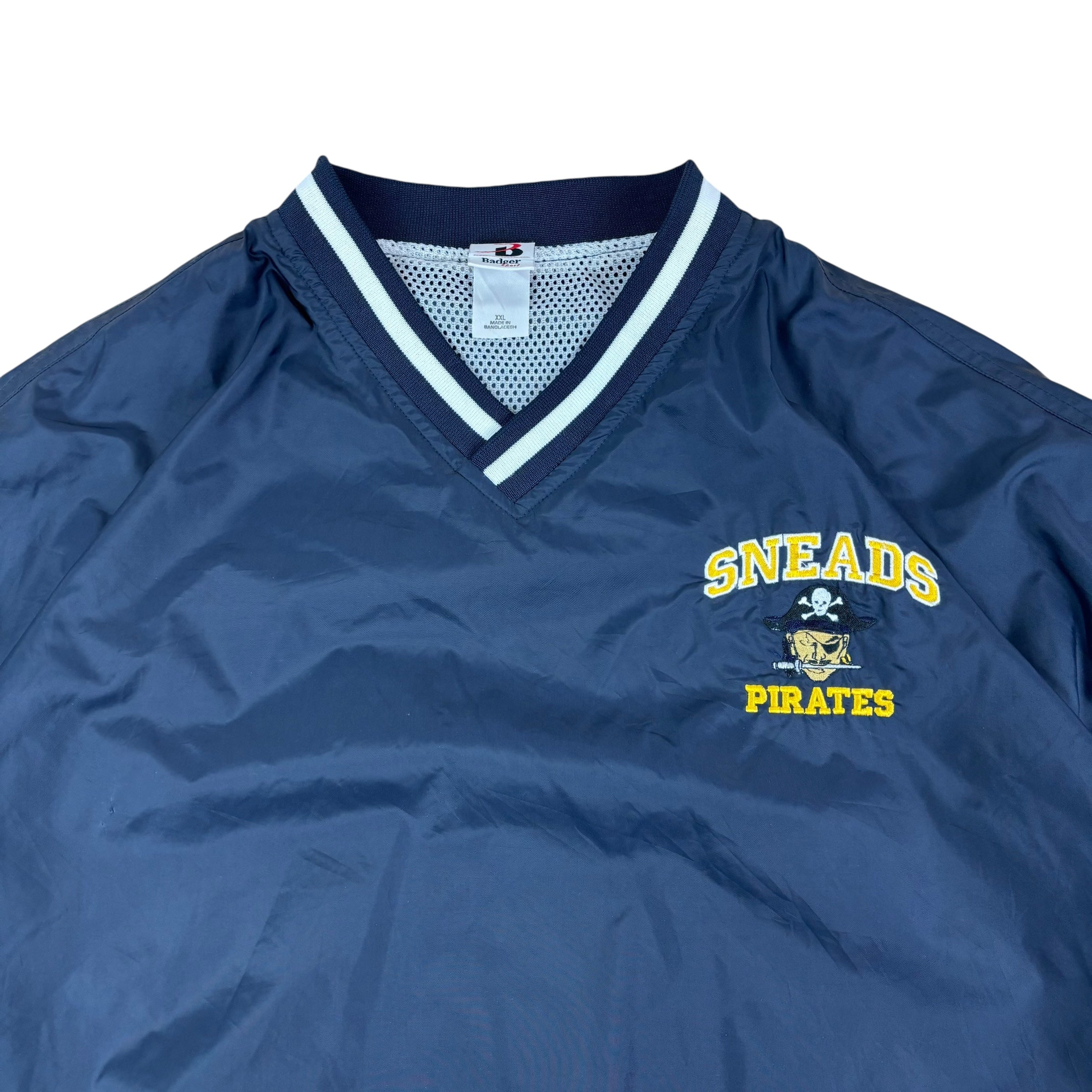 Badger Sport Sneads Pirates Pull-Over Windbreaker (XXL)
