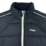FILA Y2K Black Puffer Gilet (M)