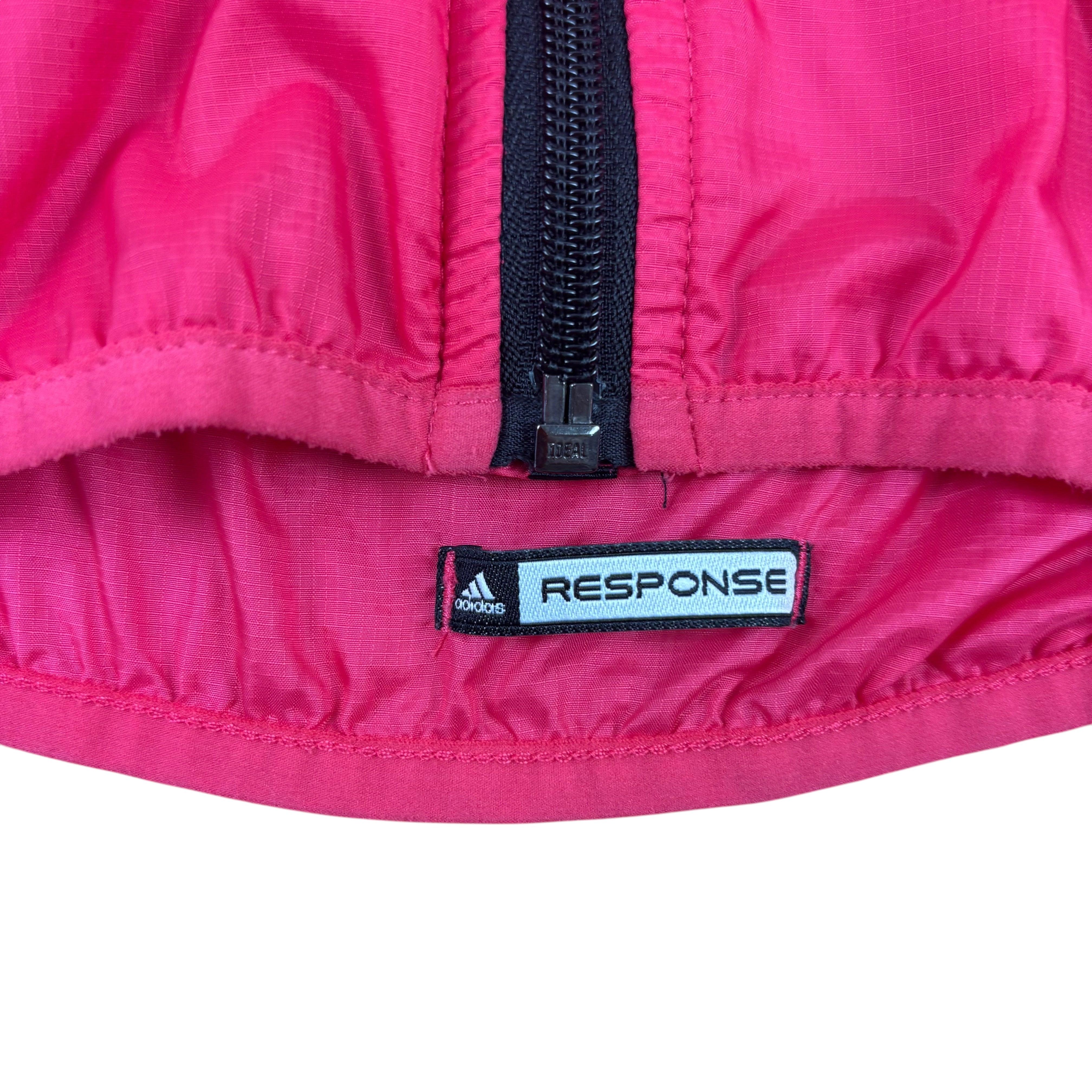 Adidas Y2K Pink Logo Windbreaker (Women’s S)