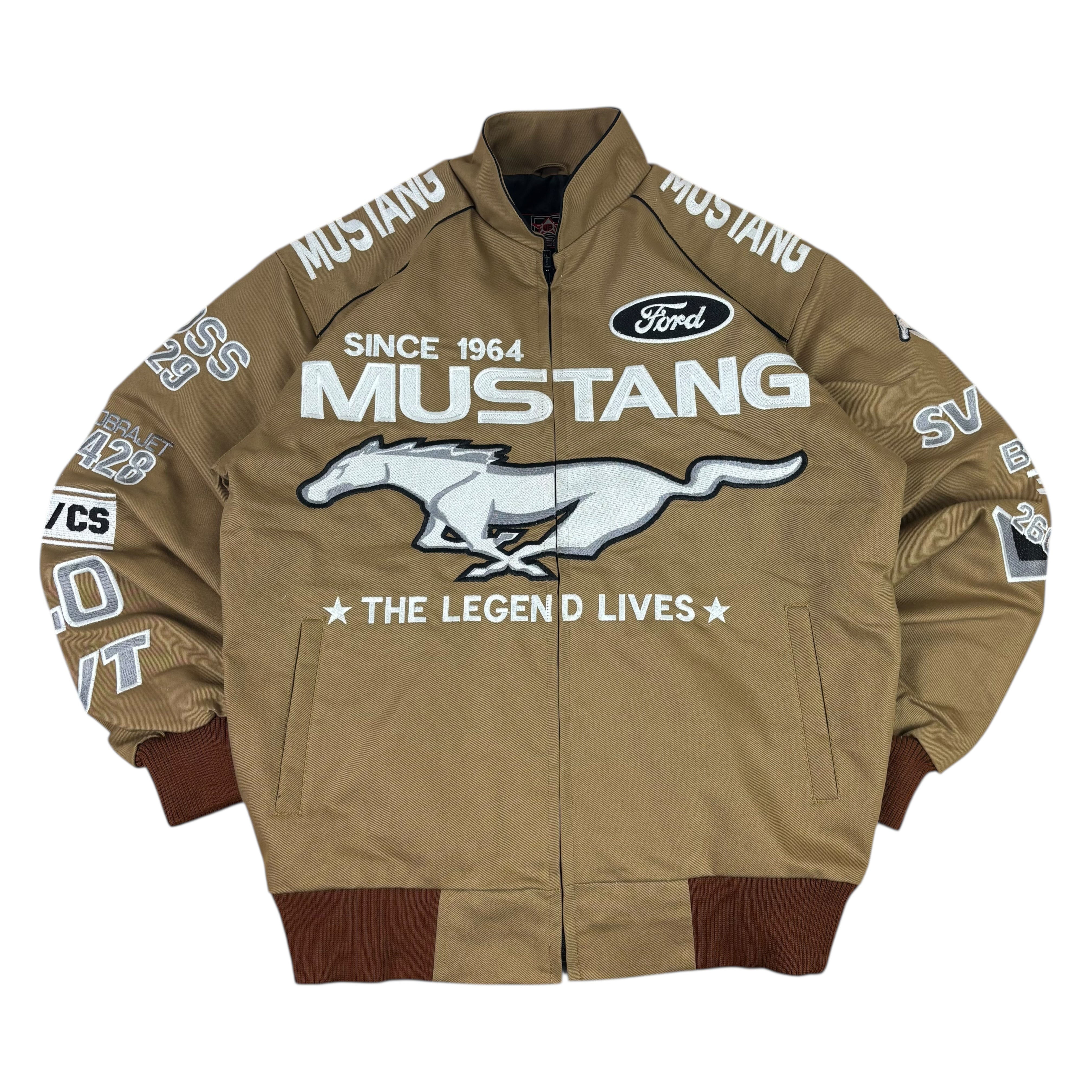 JHDesign Ford Mustang Nascar Racing Jacket (M)
