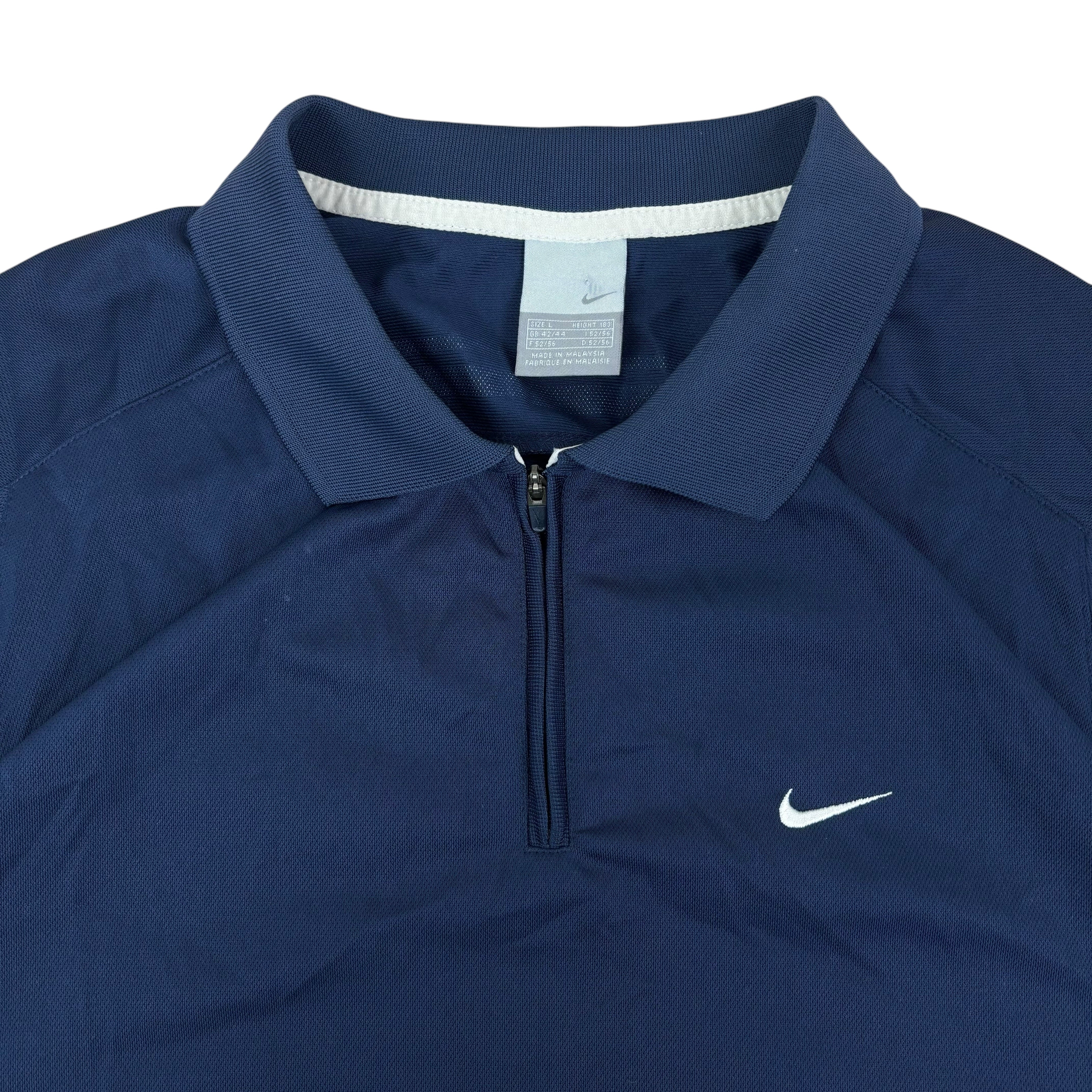 Nike Athletic Y2K Q-Zip Polo Shirt (L)