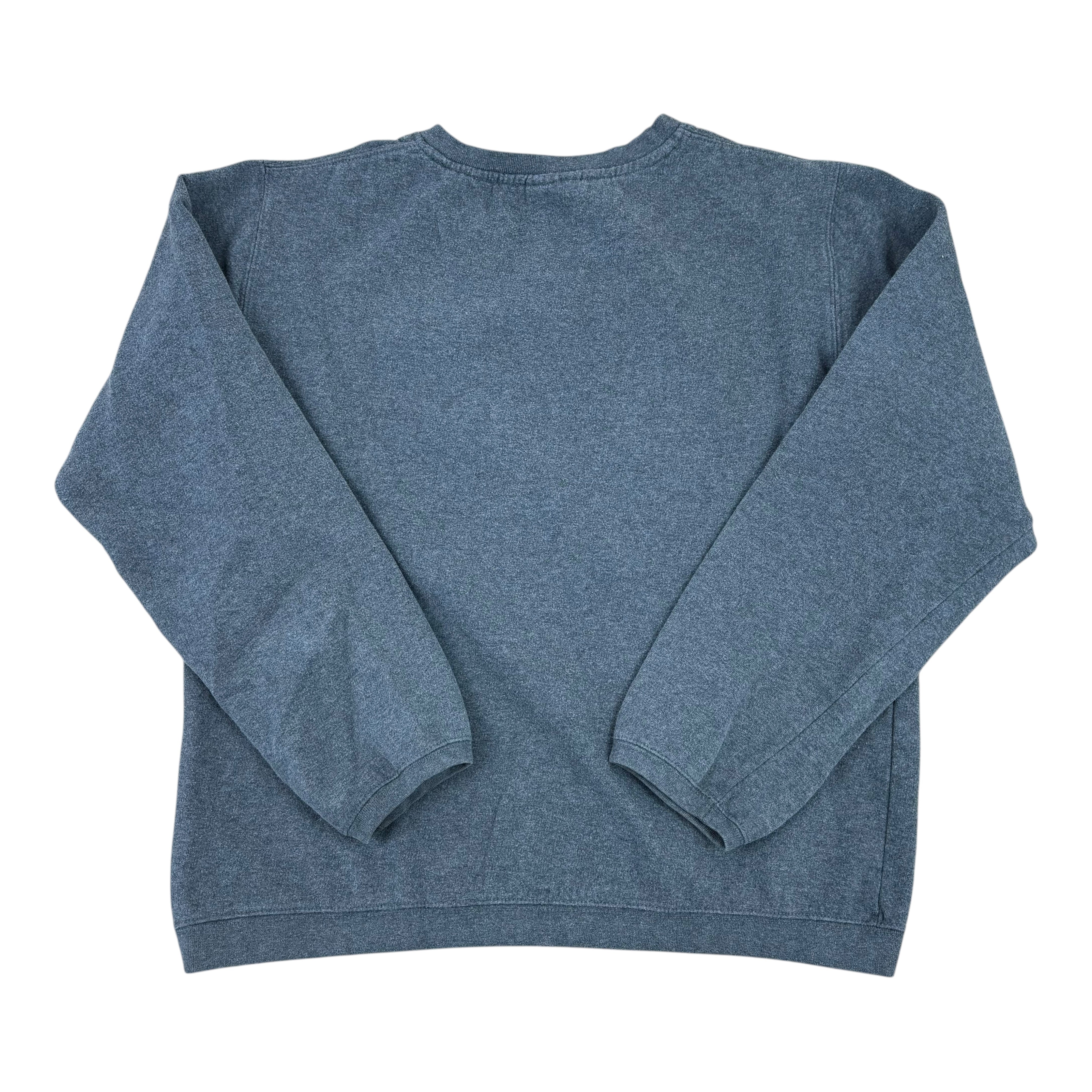 Nike Y2K Grey Script Sweater (Women’s M)
