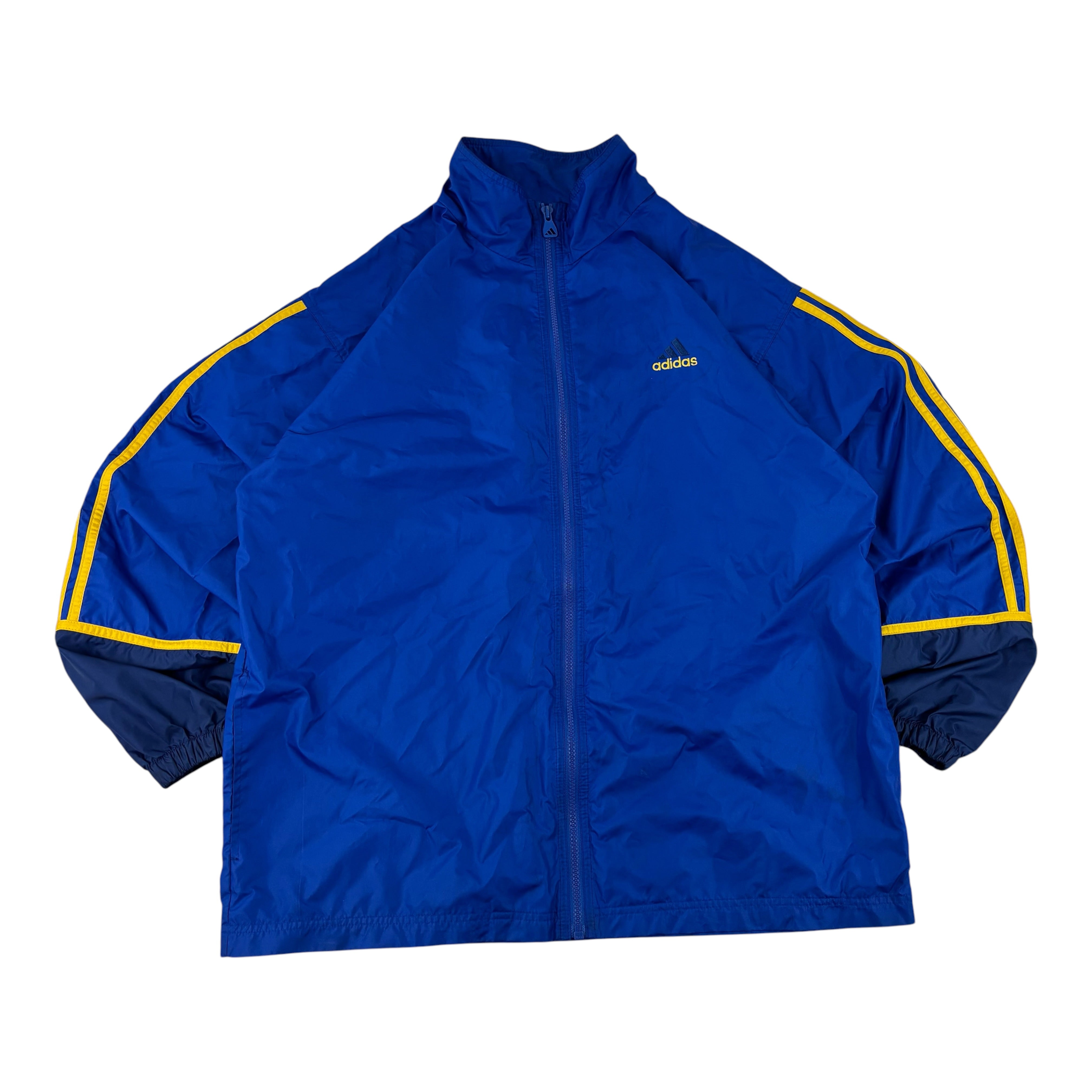 Adidas 1990s Blue Windbreaker (M)