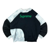 Supreme Black Tie Dye Reworked Sweater (L)