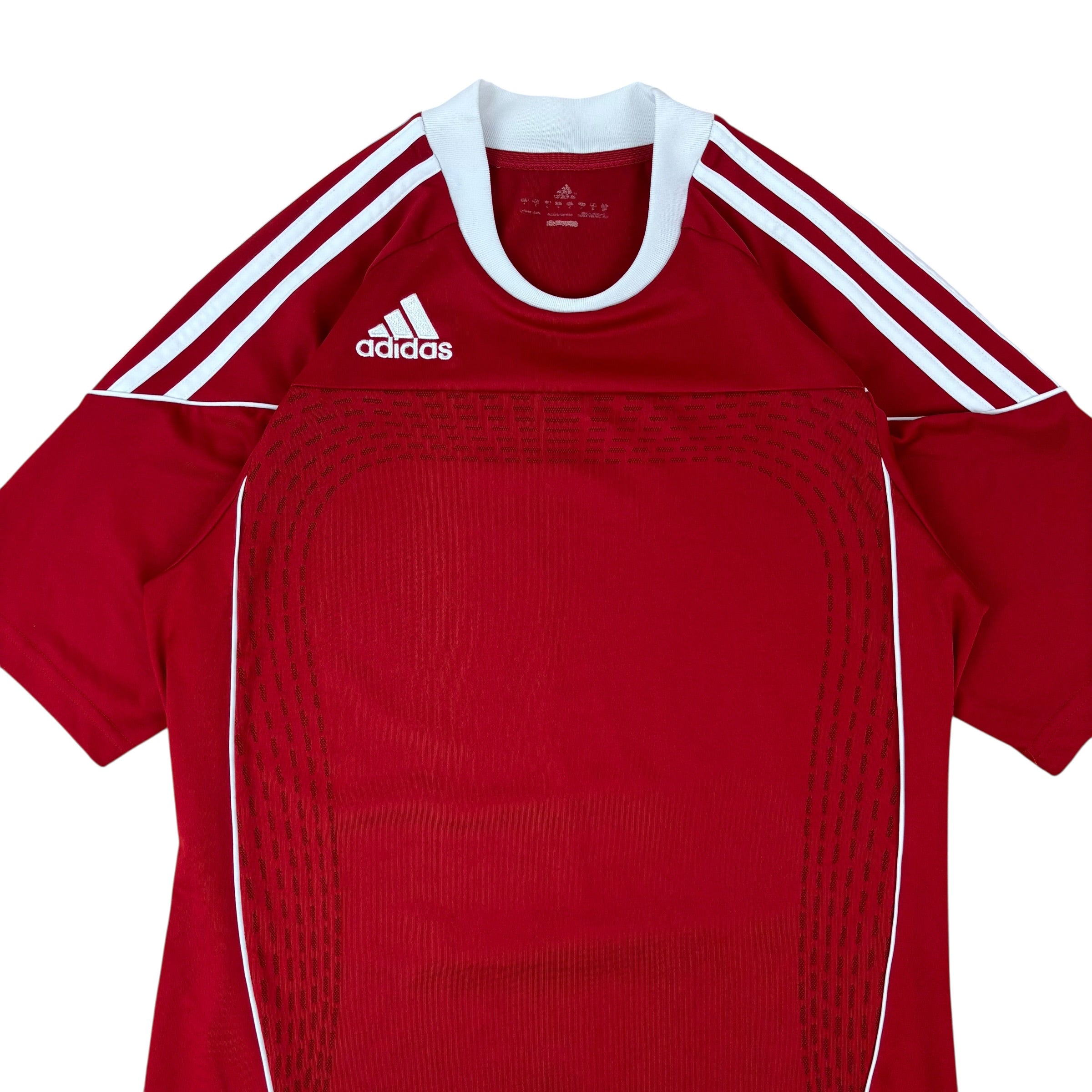 Adidas Red Y2K Logo Tee (S)