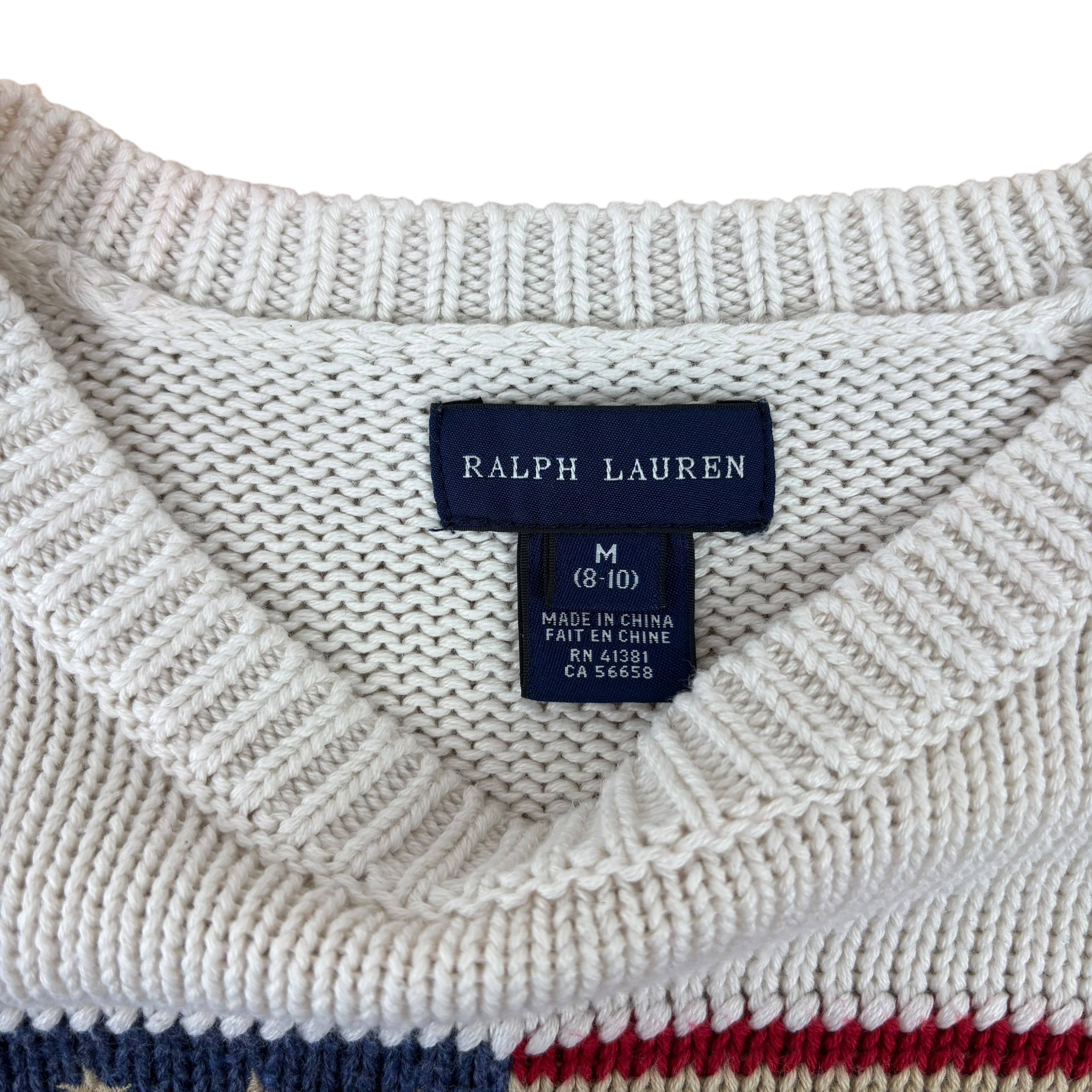 Polo Ralph Lauren USA Flag Knitted Sweater (8-10yrs)