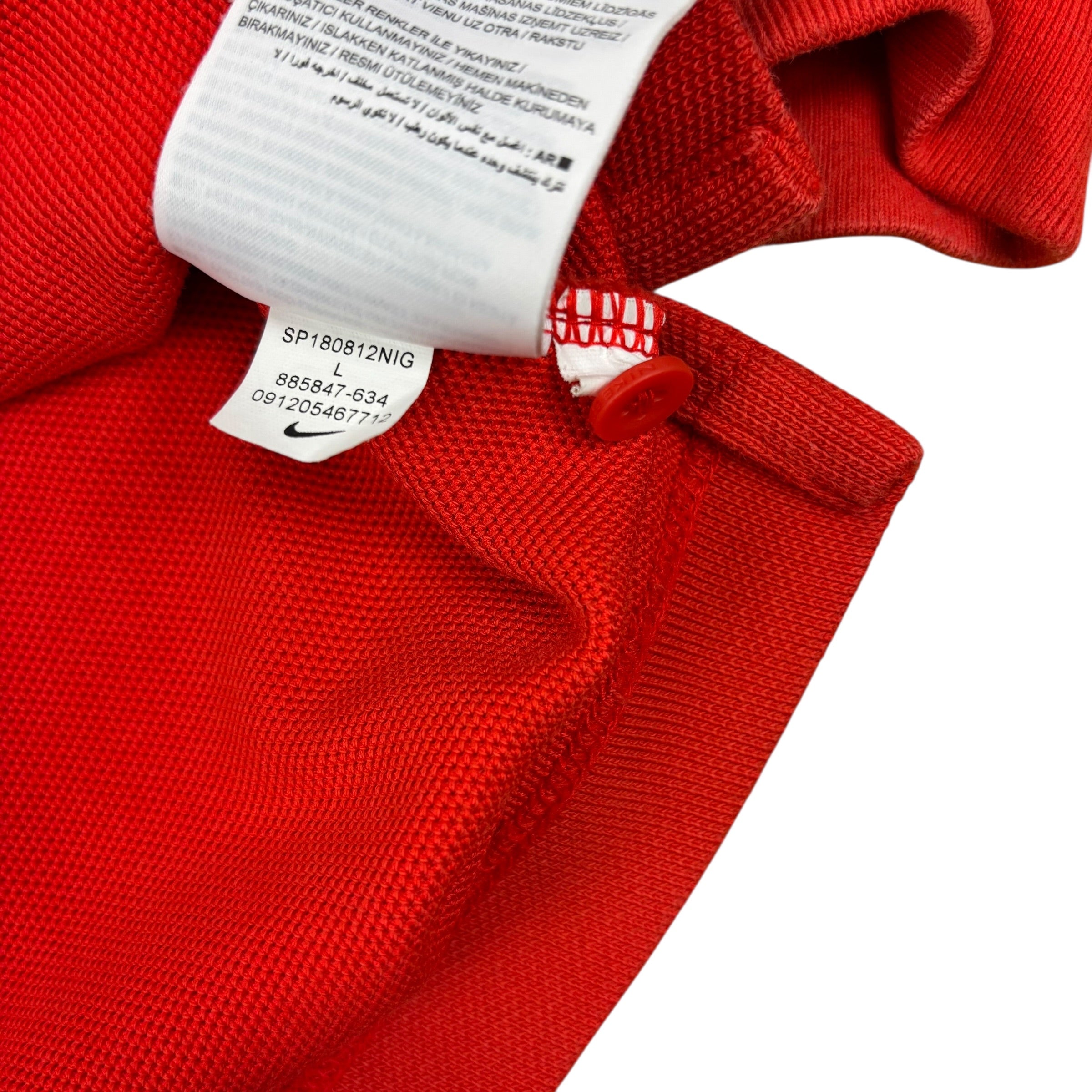 Nike SB Red LS Polo Shirt (L)