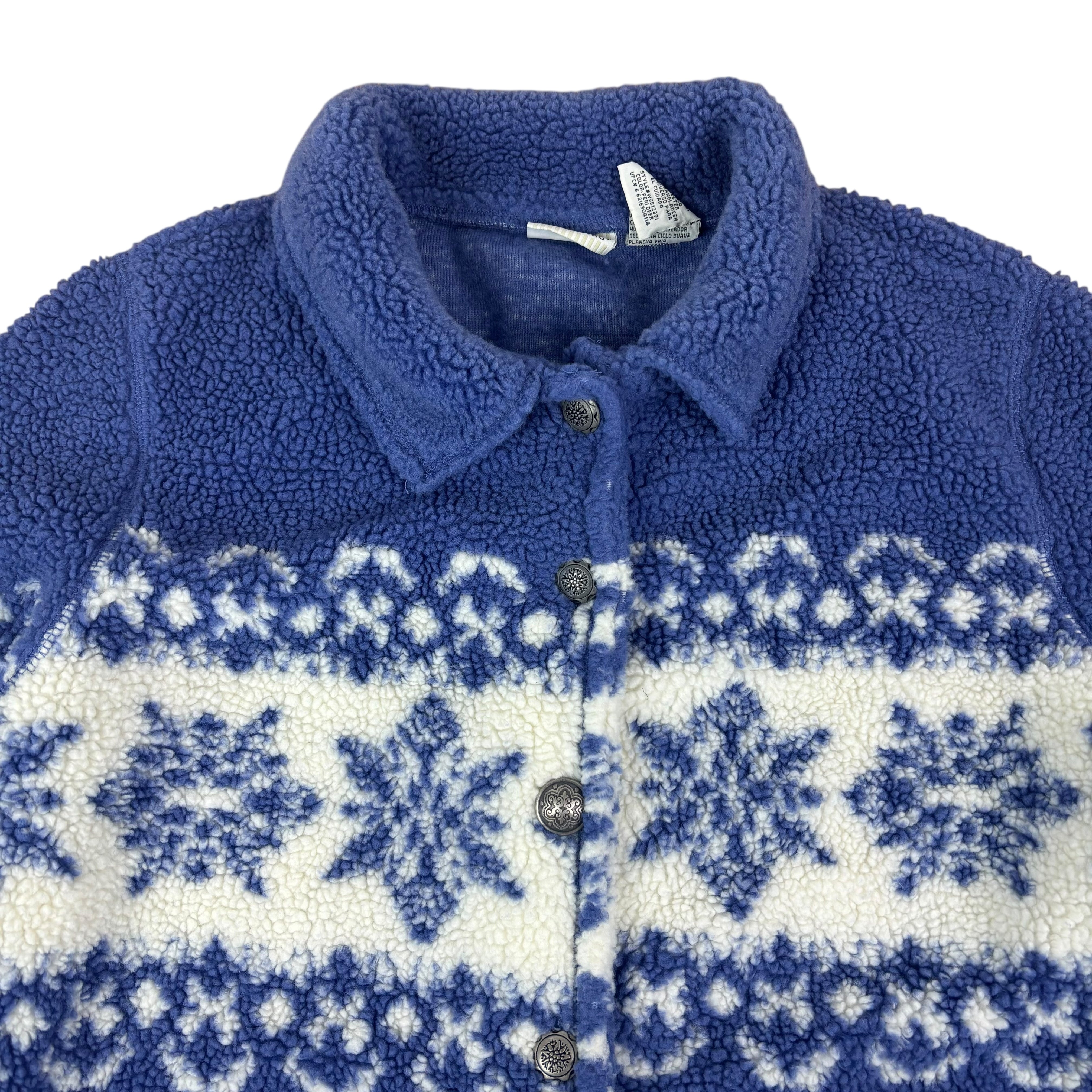 White Stag Vintage Deer Pattern Fleece (Women’s L)