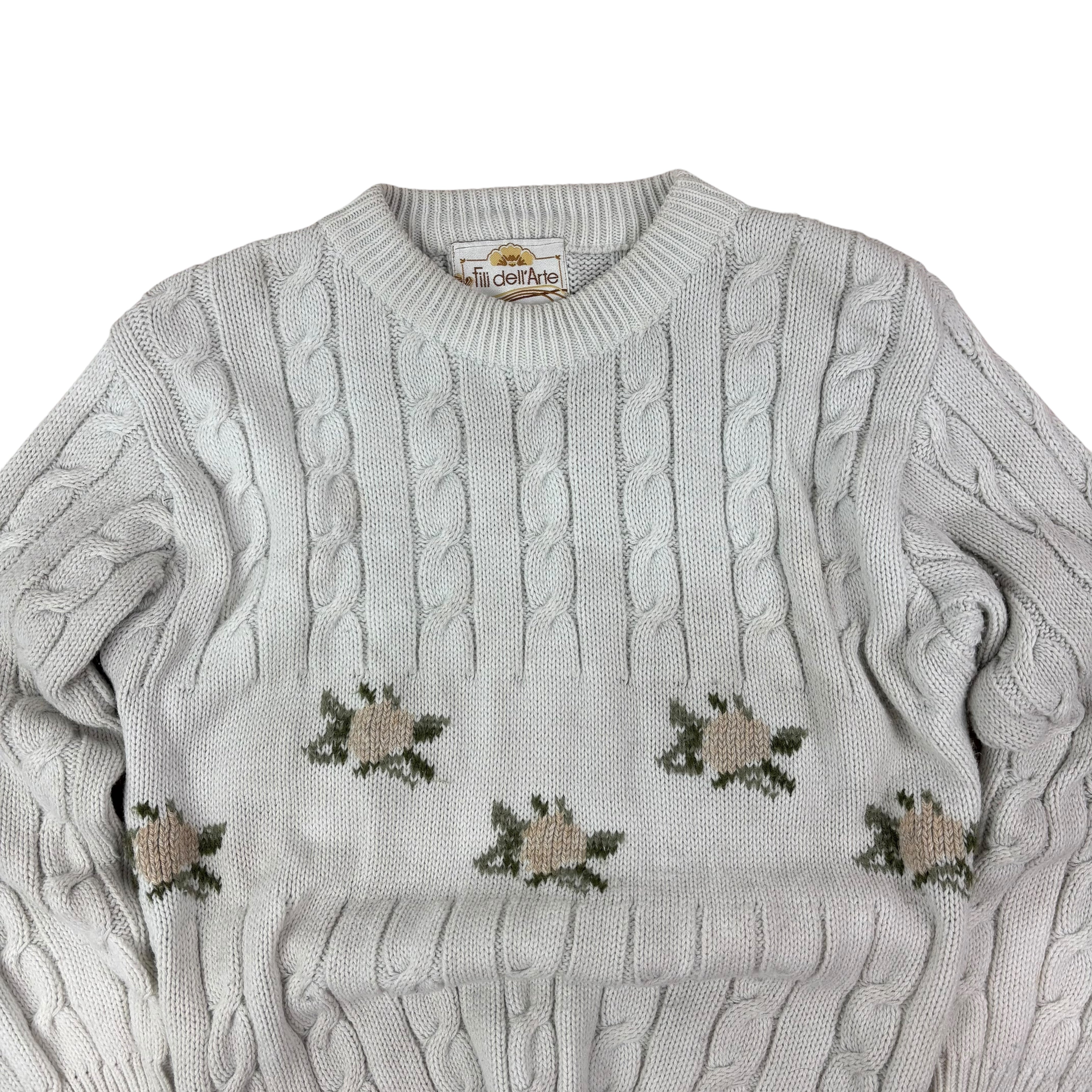 Fili dell’Arte Vintage Knitted Sweater (Women’s M)