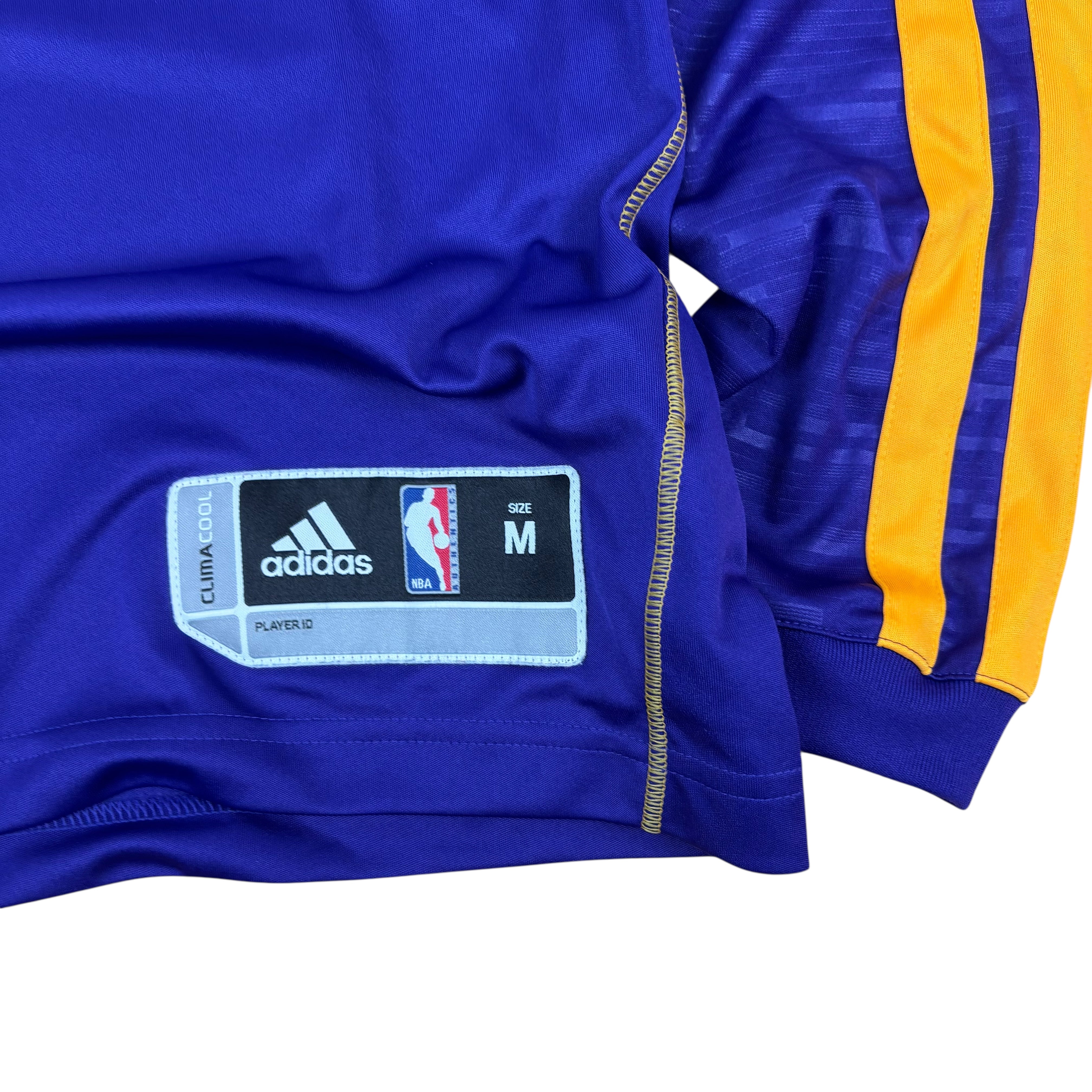 Adidas Los Angeles Lakers NBA 2012 Warm-Up LS Basketball Jersey (M)