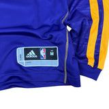 Adidas Los Angeles Lakers NBA 2012 Warm-Up LS Basketball Jersey (M)