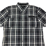 Harley Davidson Y2K Plaid Biker Shirt (XXL)
