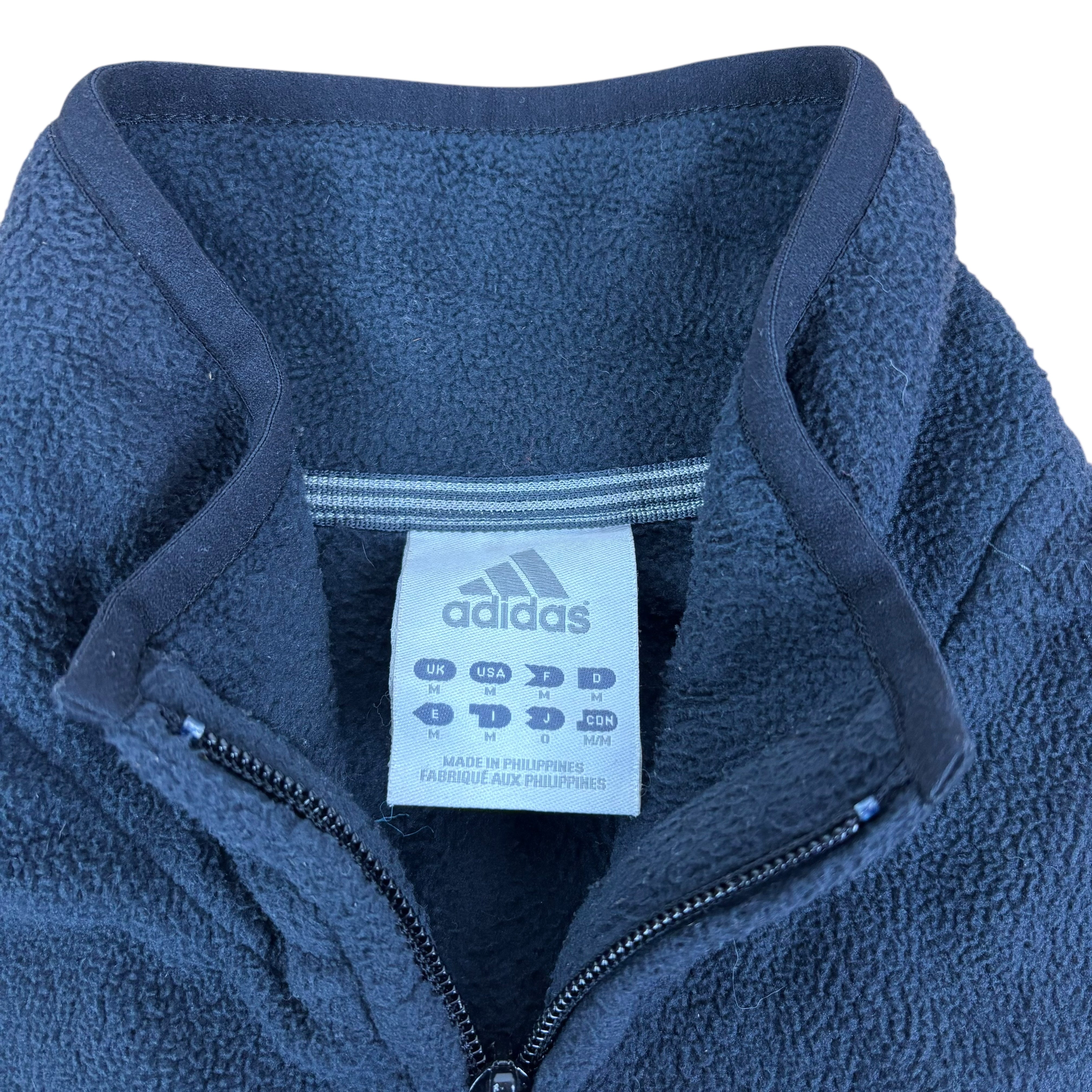 Adidas Black Y2K Logo Fleece (M)