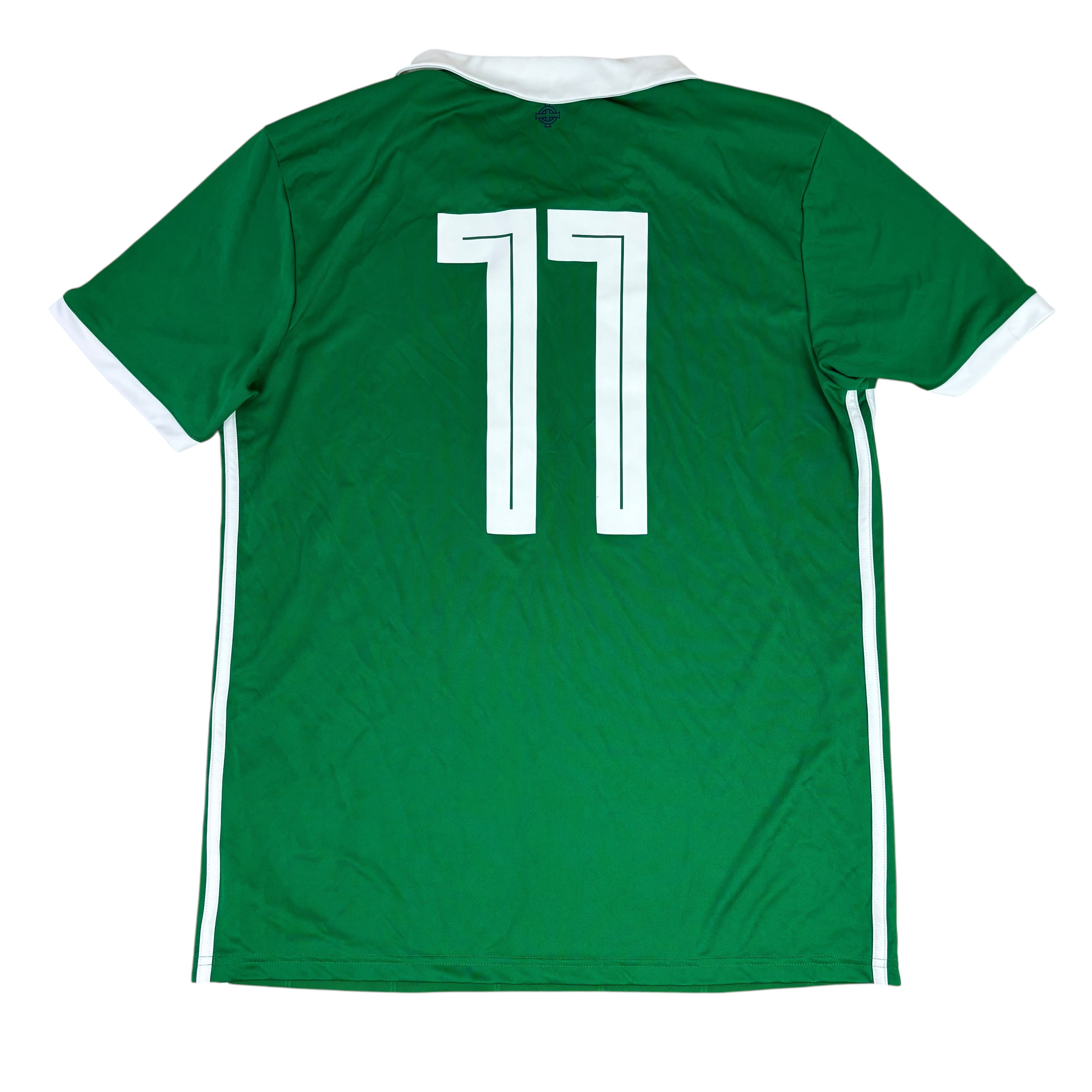 Adidas Northern Ireland Football Association 2018/19 No.11 Home Jersey (M)