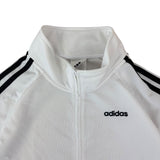 Adidas White Spell-Out Track Jacket (Women’s L)
