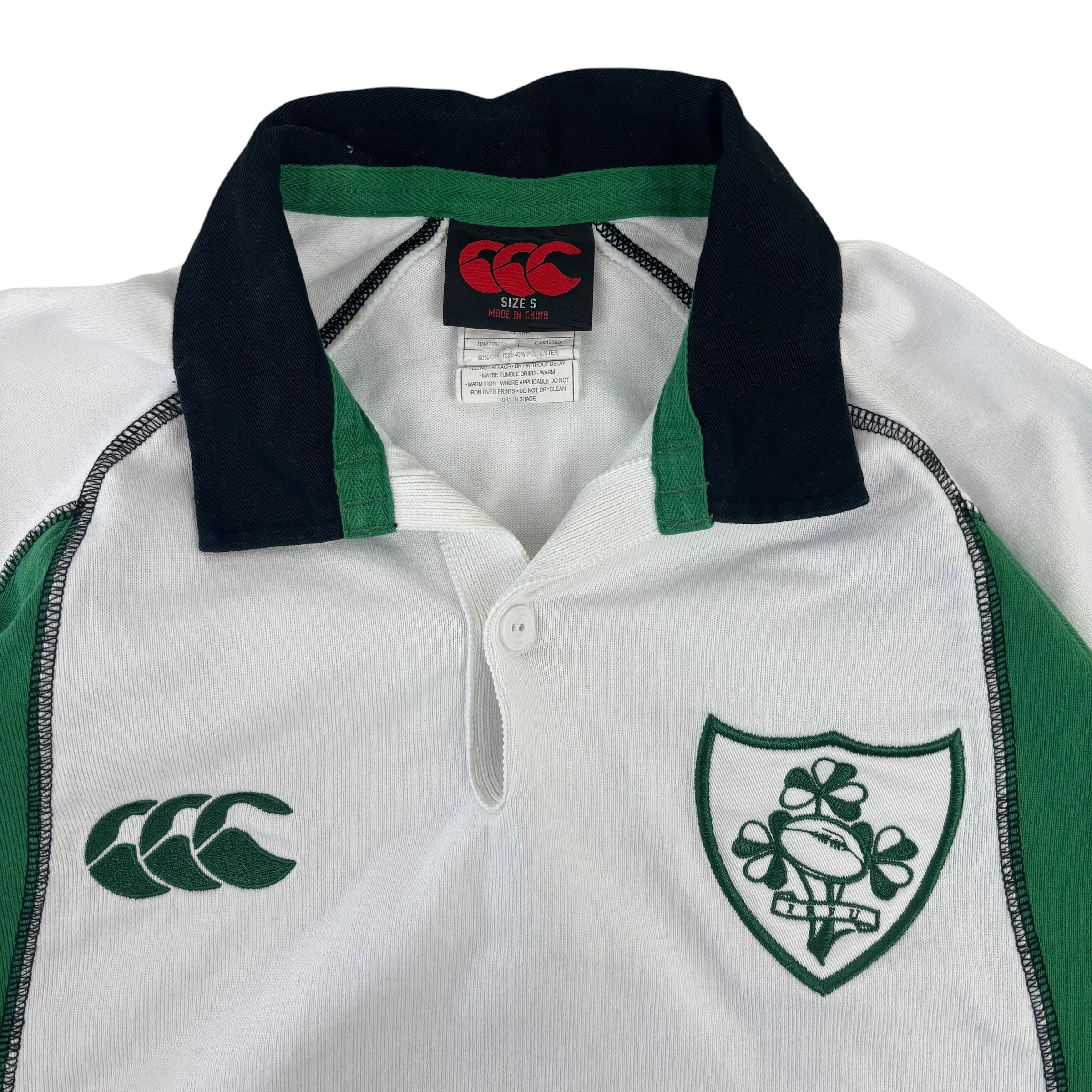 Canterbury Ireland Rugby IRFU 2004/05 Away LS Jersey (S)