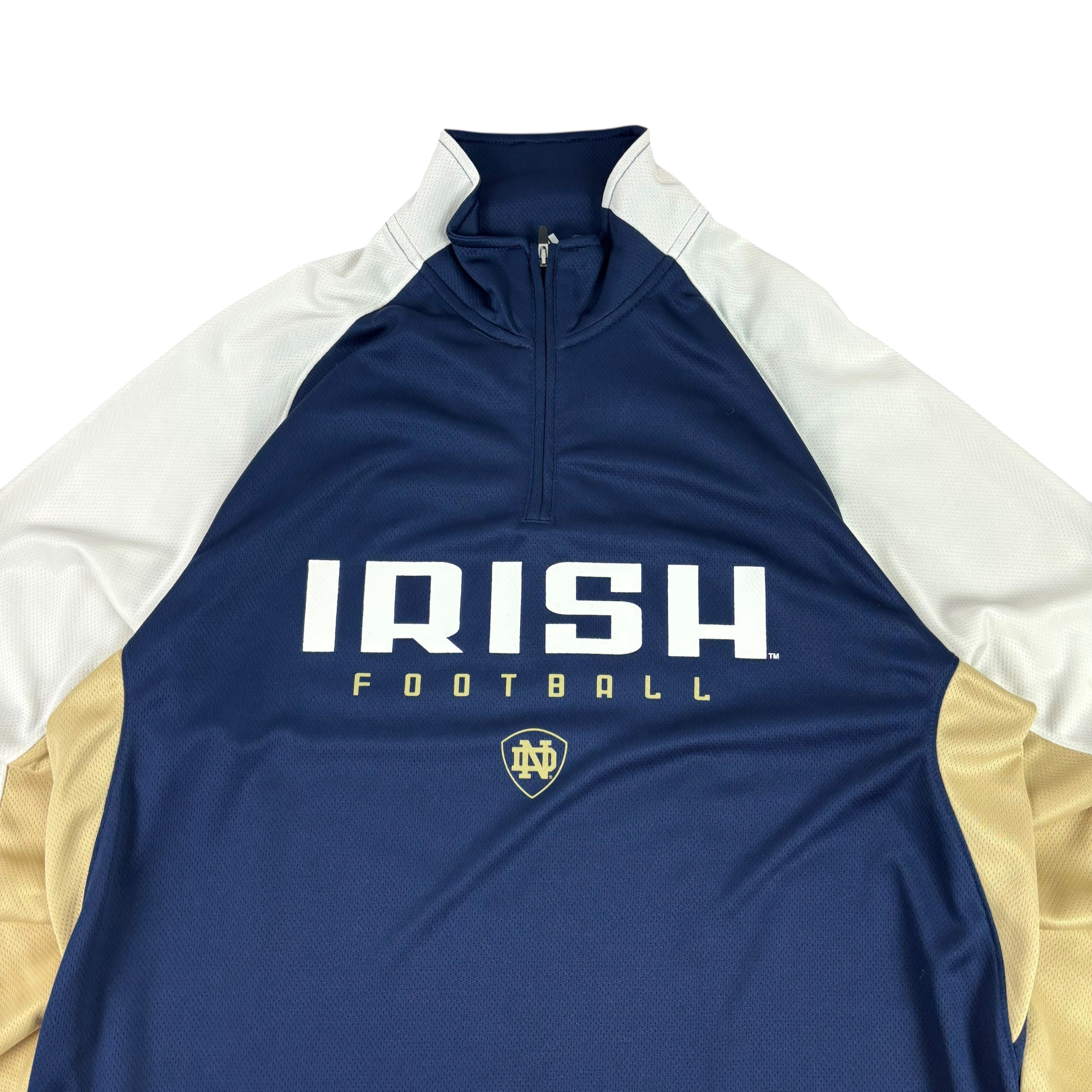 Adidas Notre Dame Fighting Irish Q-Zip Track Jacket (M)