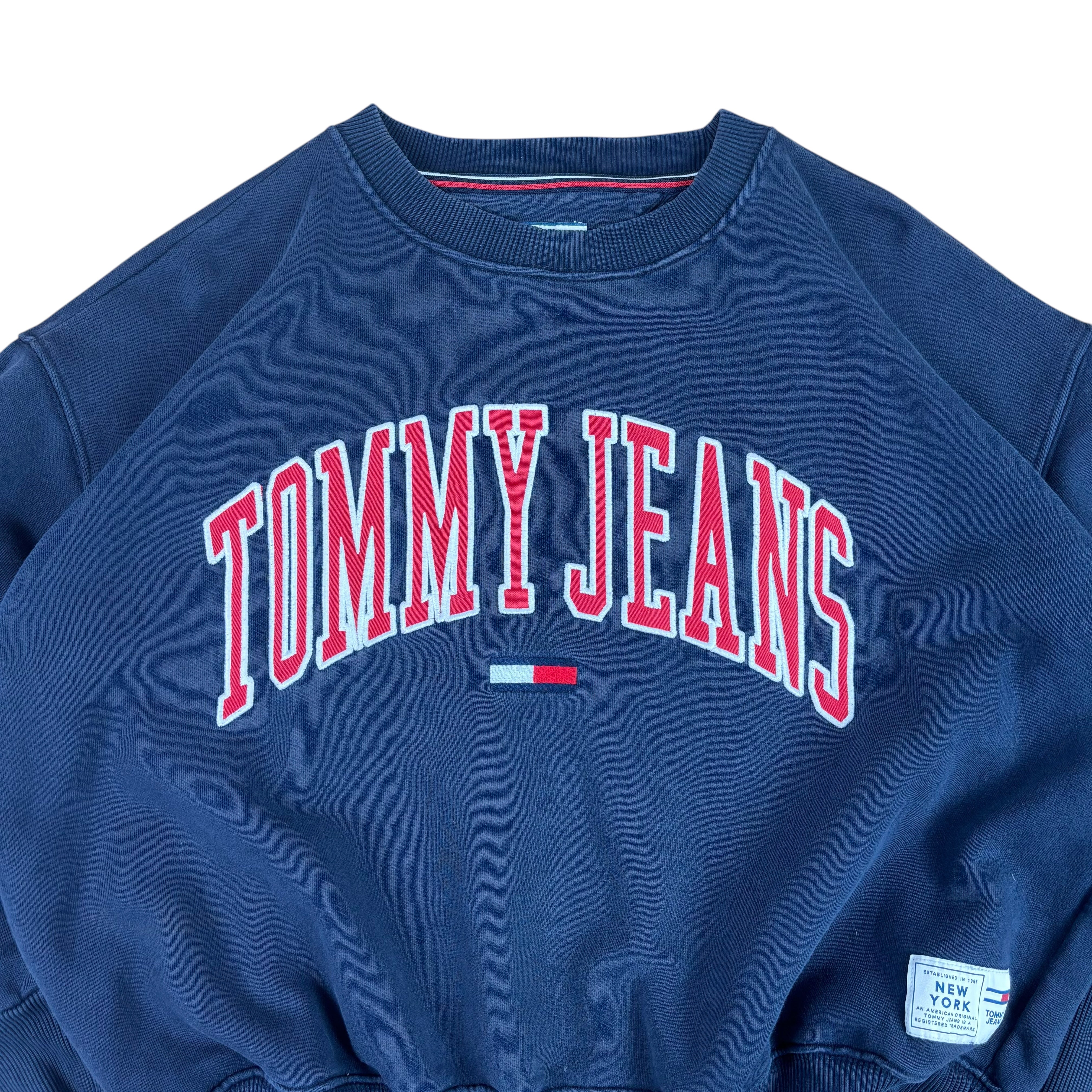 Tommy Hilfiger Jeans Navy Spell-Out Sweater (M)