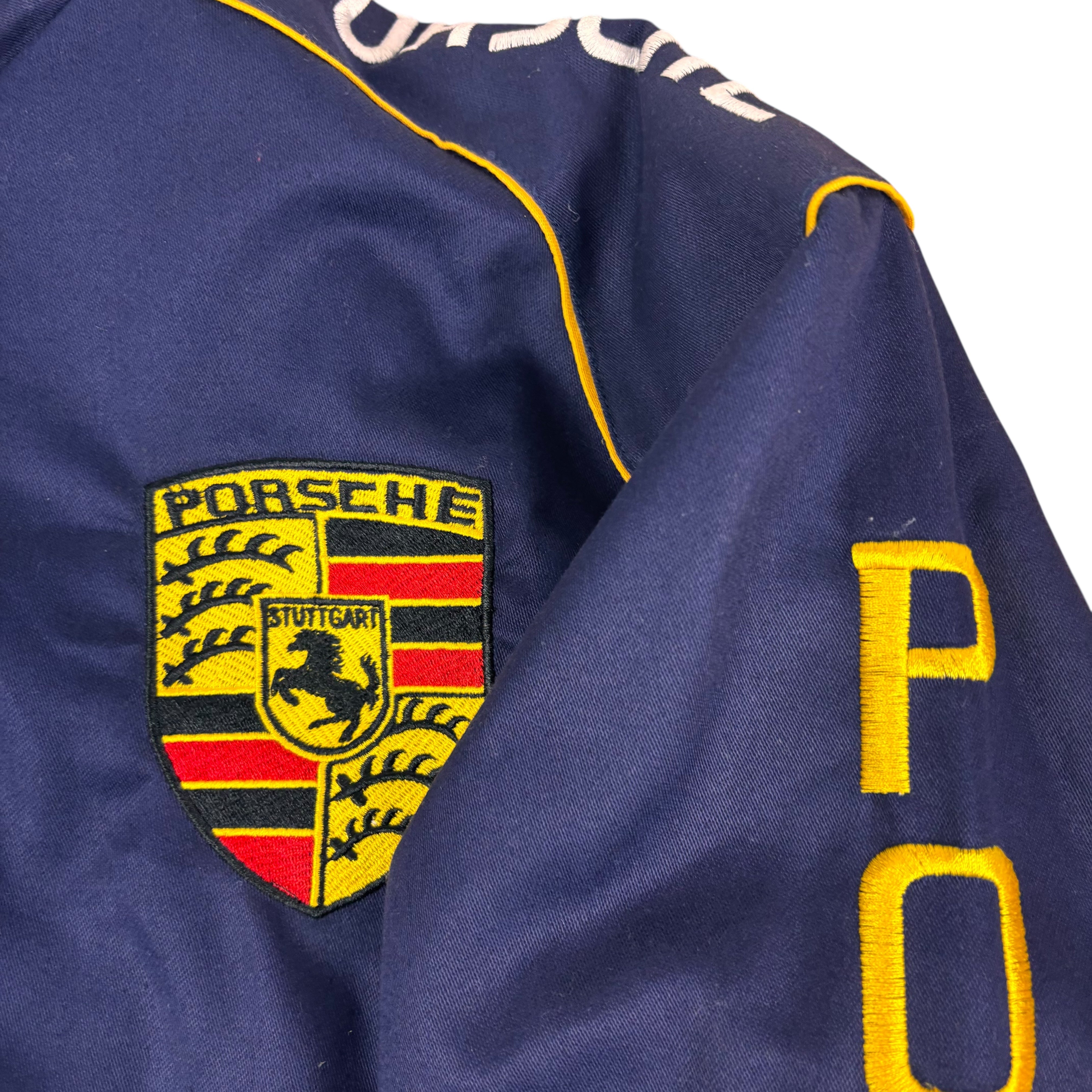 JHDesign Navy Porsche Racing Jacket (L)