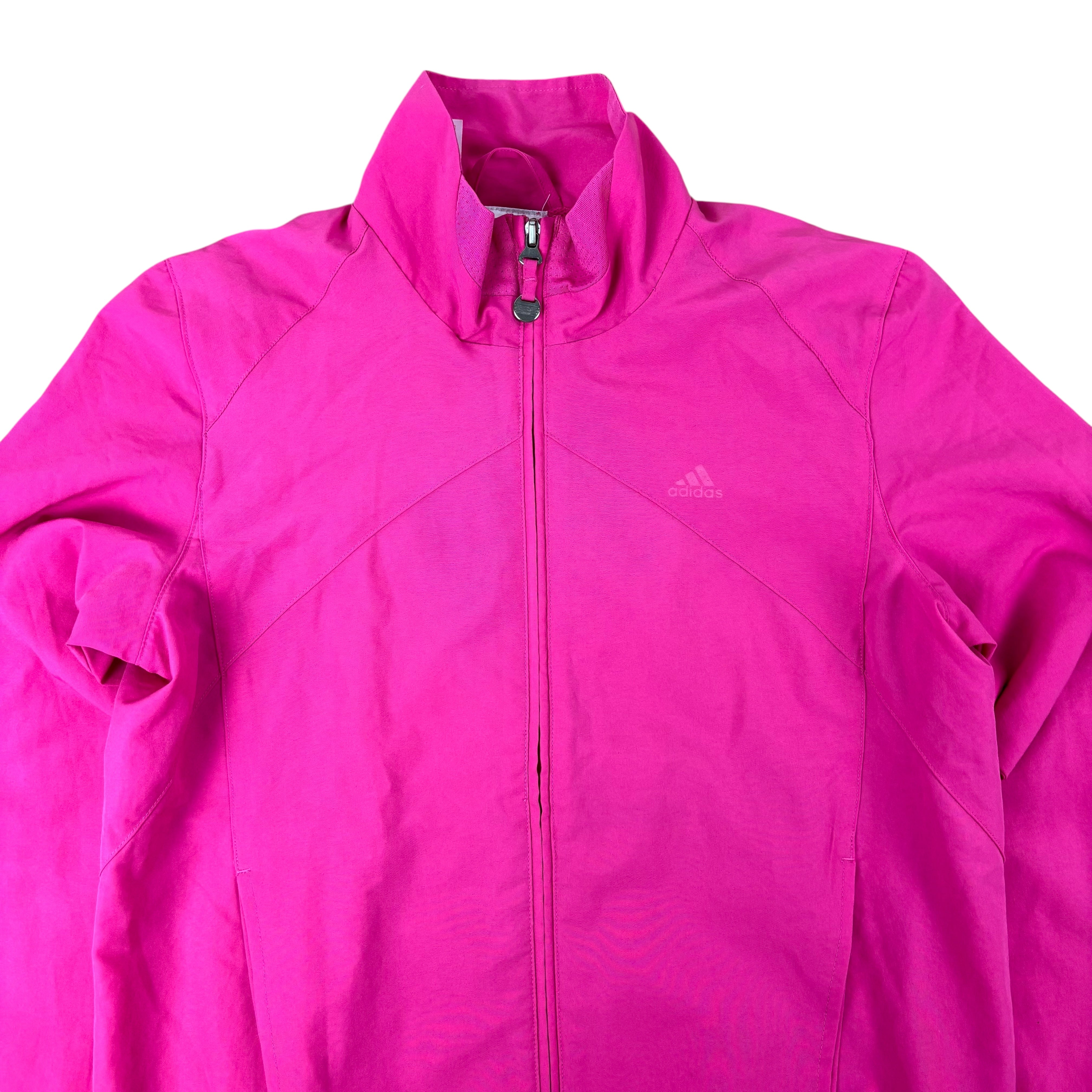 Adidas Y2K Pink Logo Windbreaker (Women’s S)