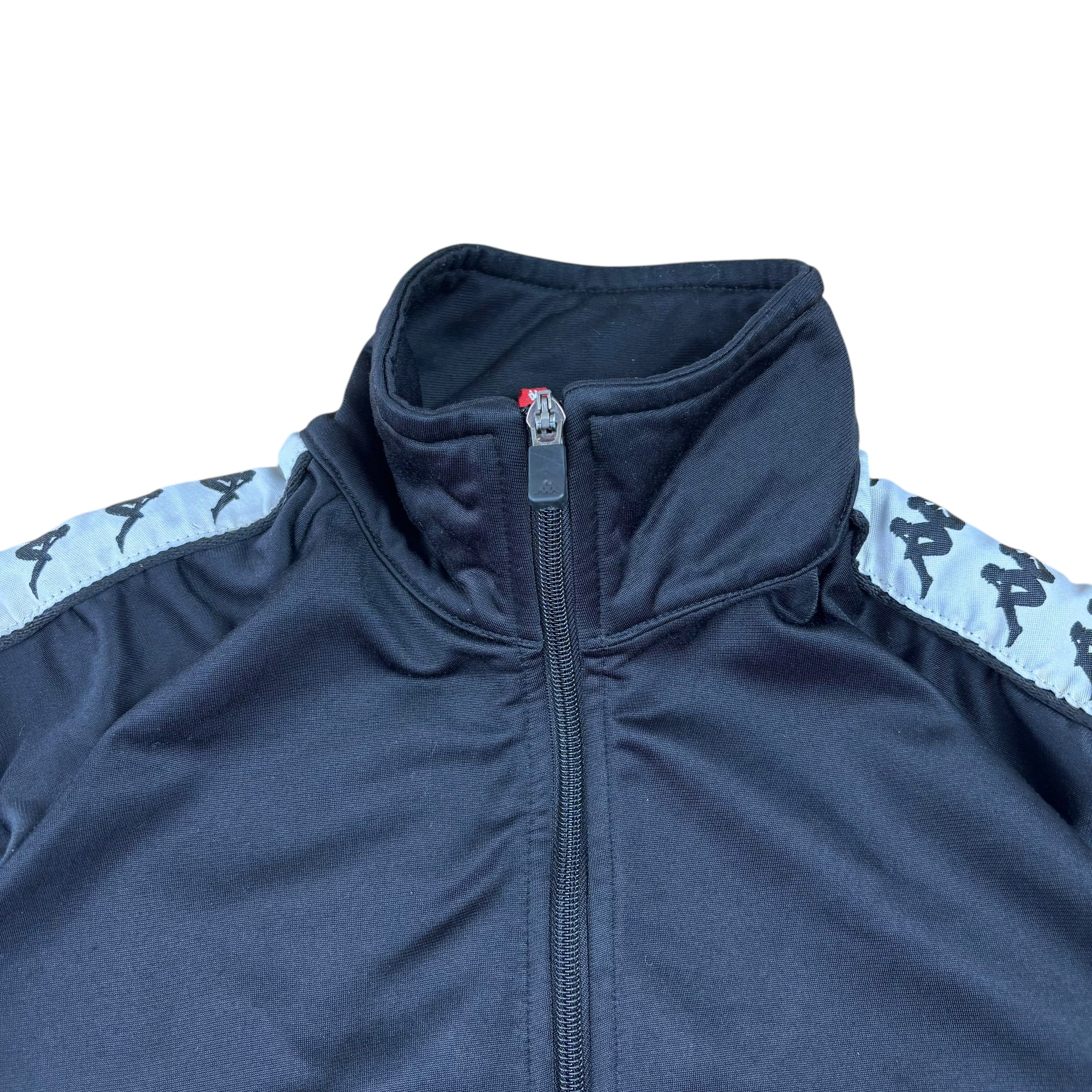Kappa Black Logo-Tape Track Jacket (S)