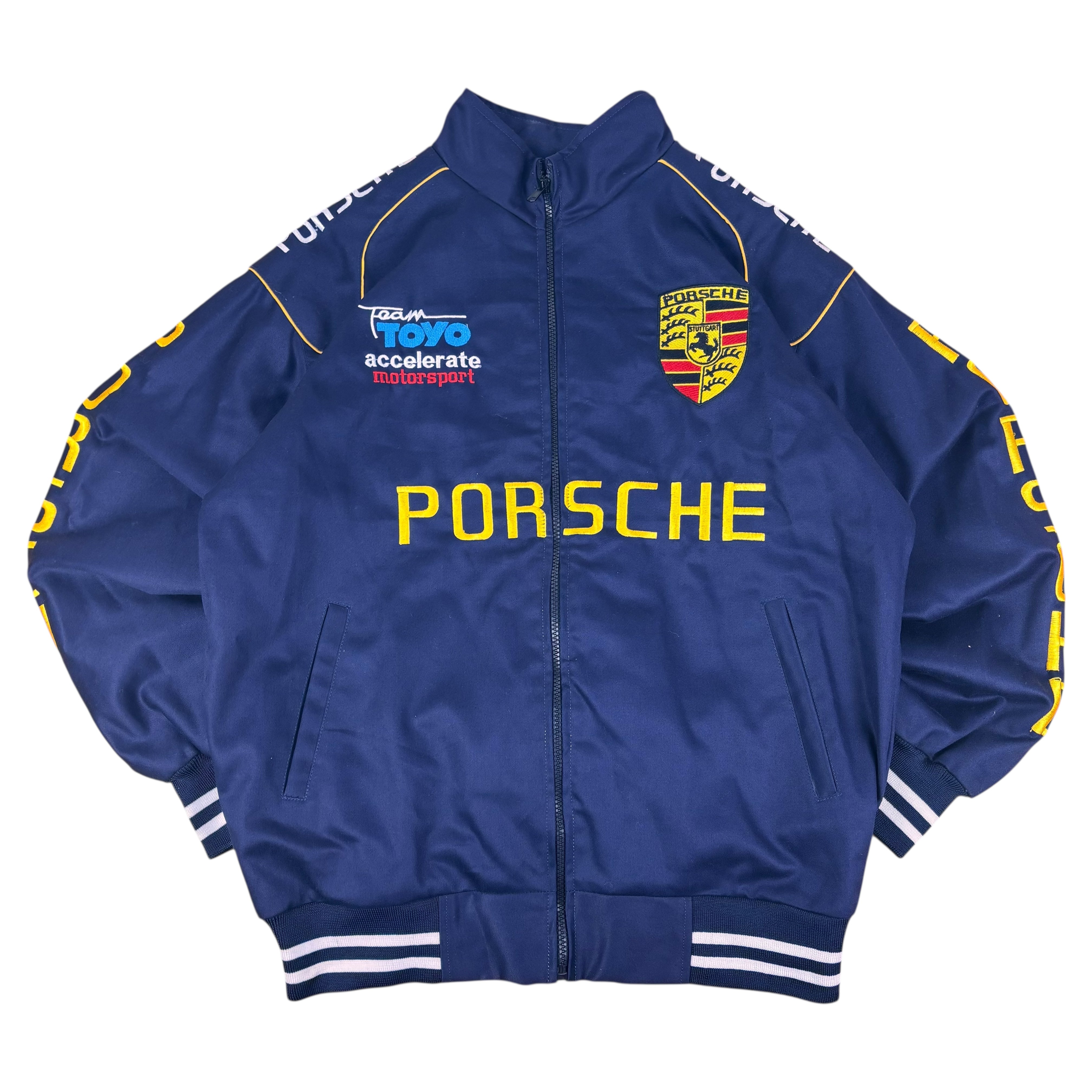 JHDesign Navy Porsche Racing Jacket (L)
