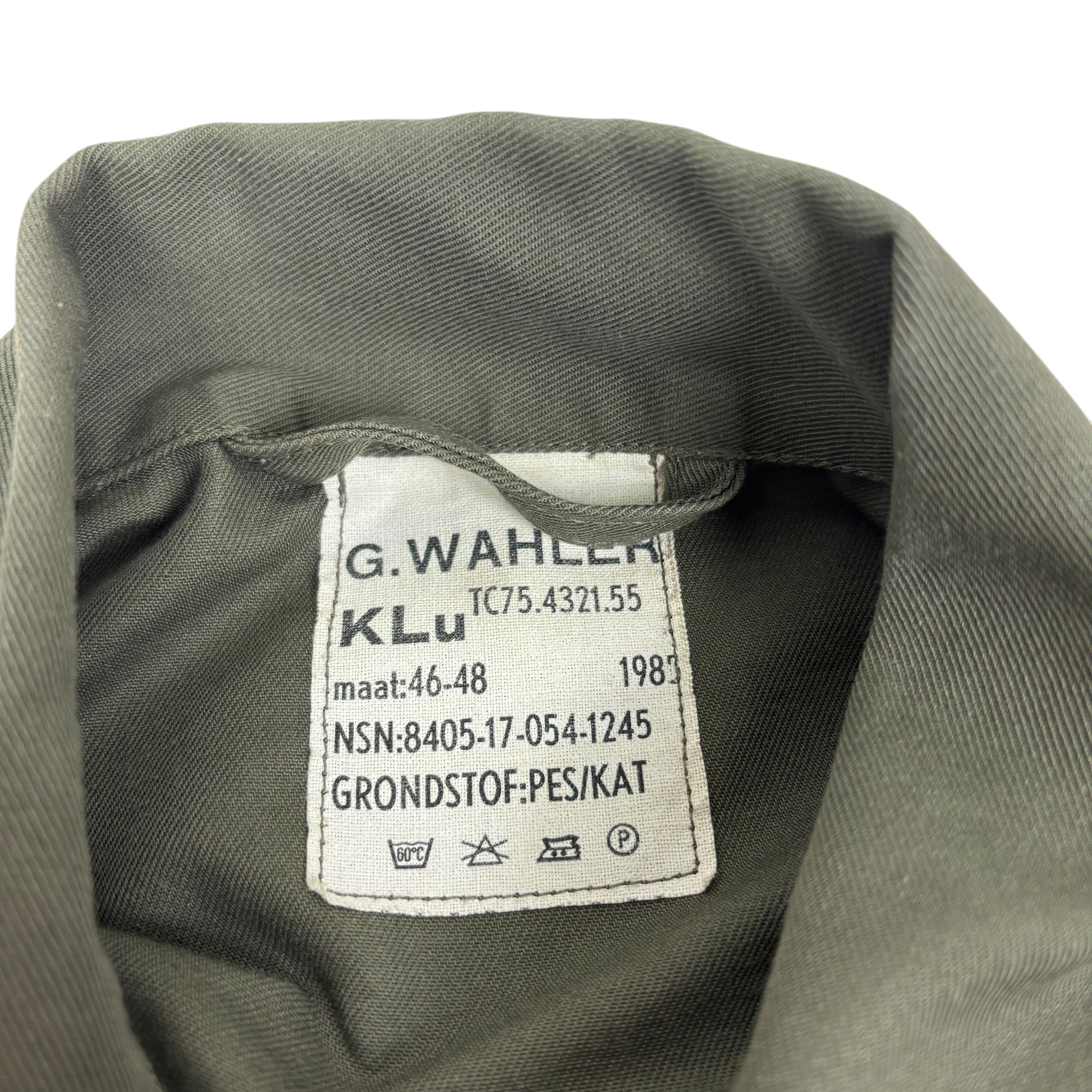 G.Wahler KLu Dutch Air Force 80s Cold War Field Jacket (M)