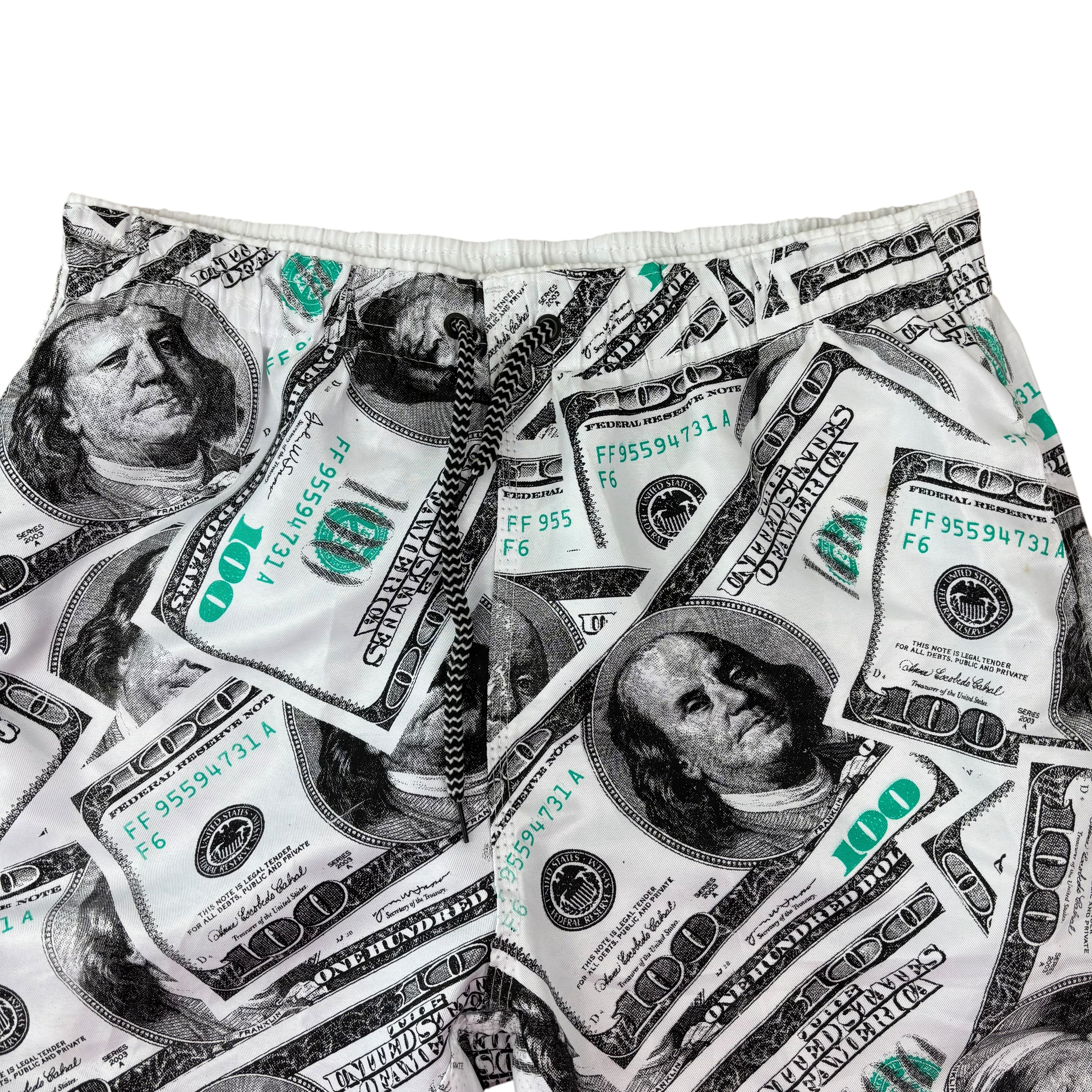 Dollar Bill Graphic Shorts (L)
