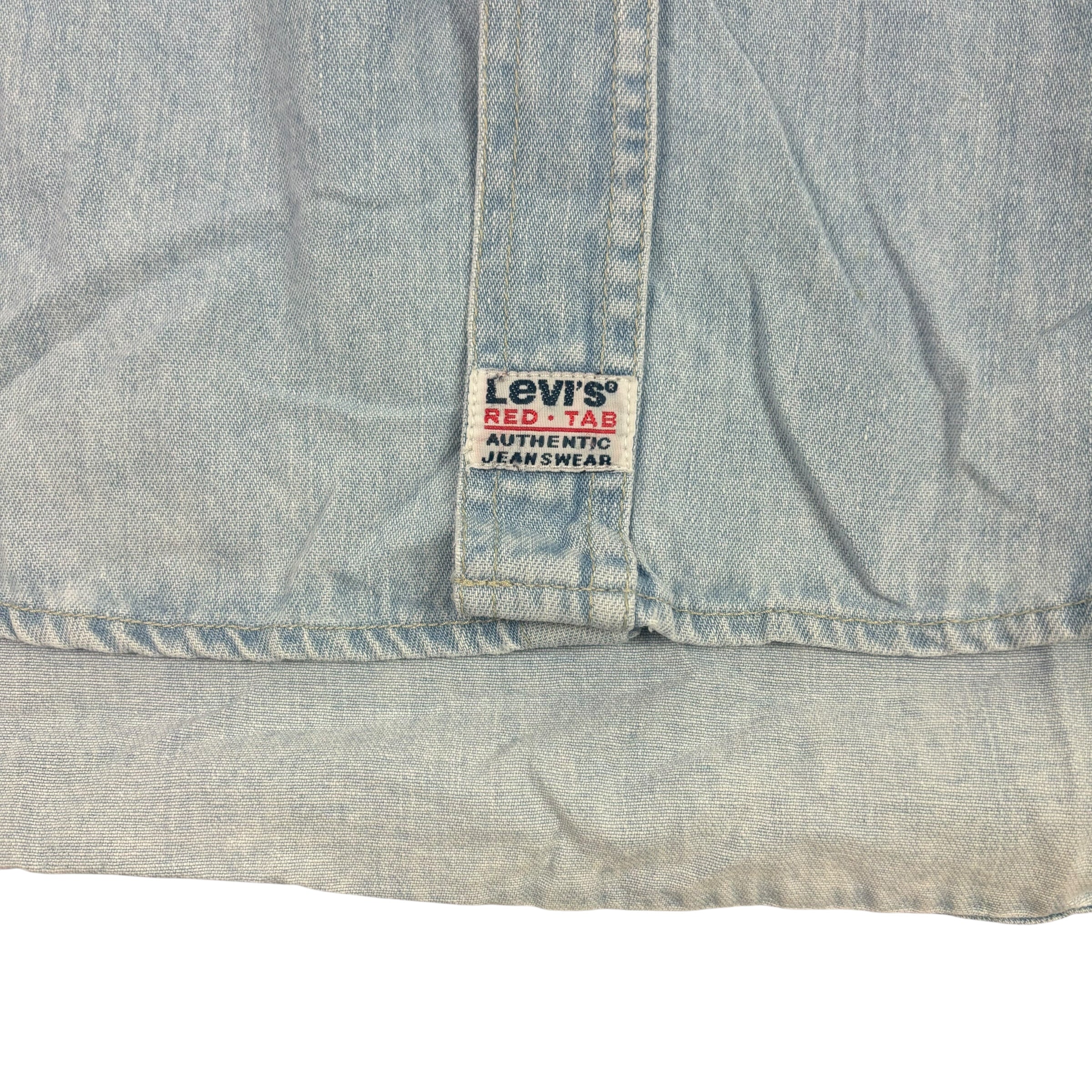Levi’s Red-Tab Vintage Distressed Denim Shirt (L)