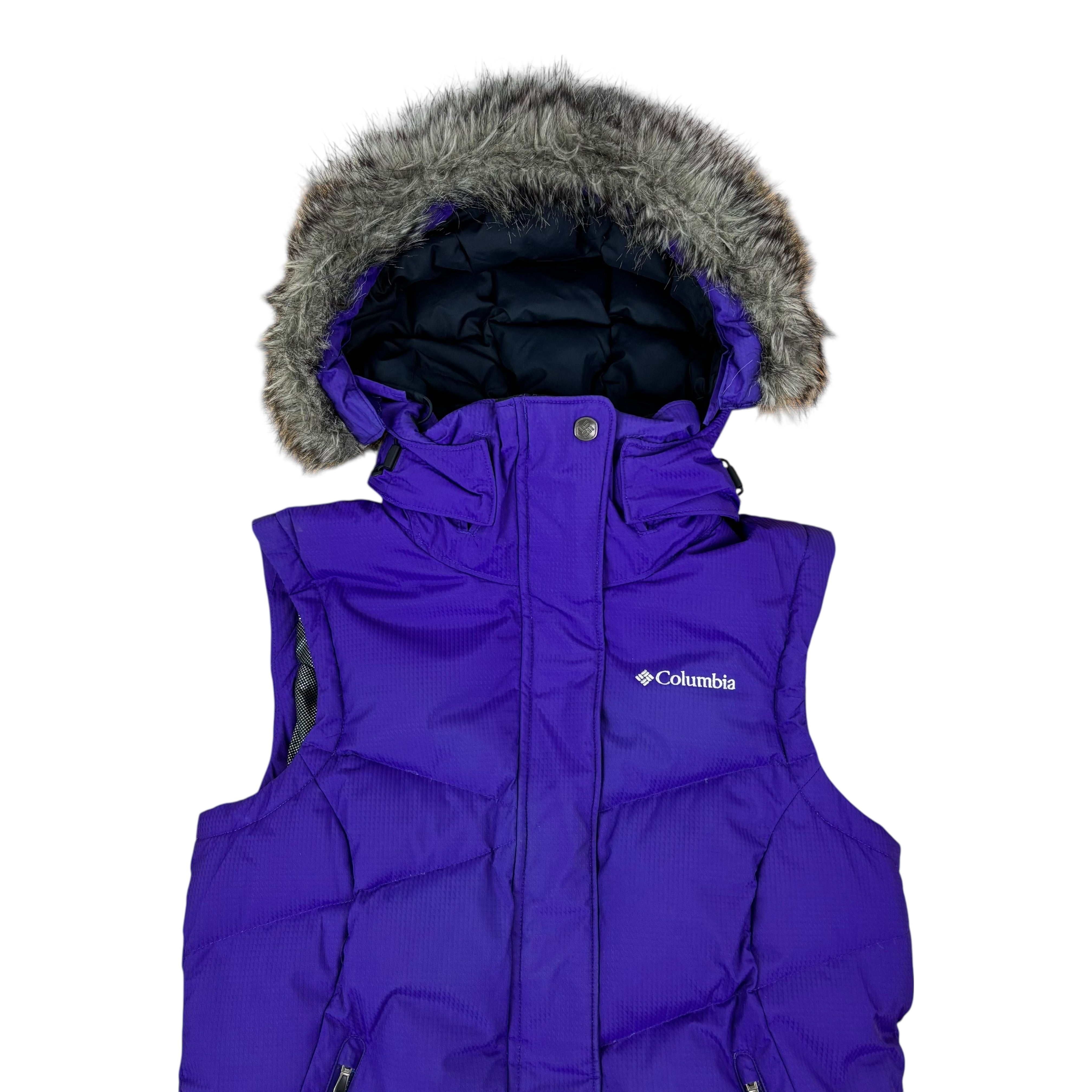 Columbia Purple Omni-Heat Puffer Gilet (Women’s S)