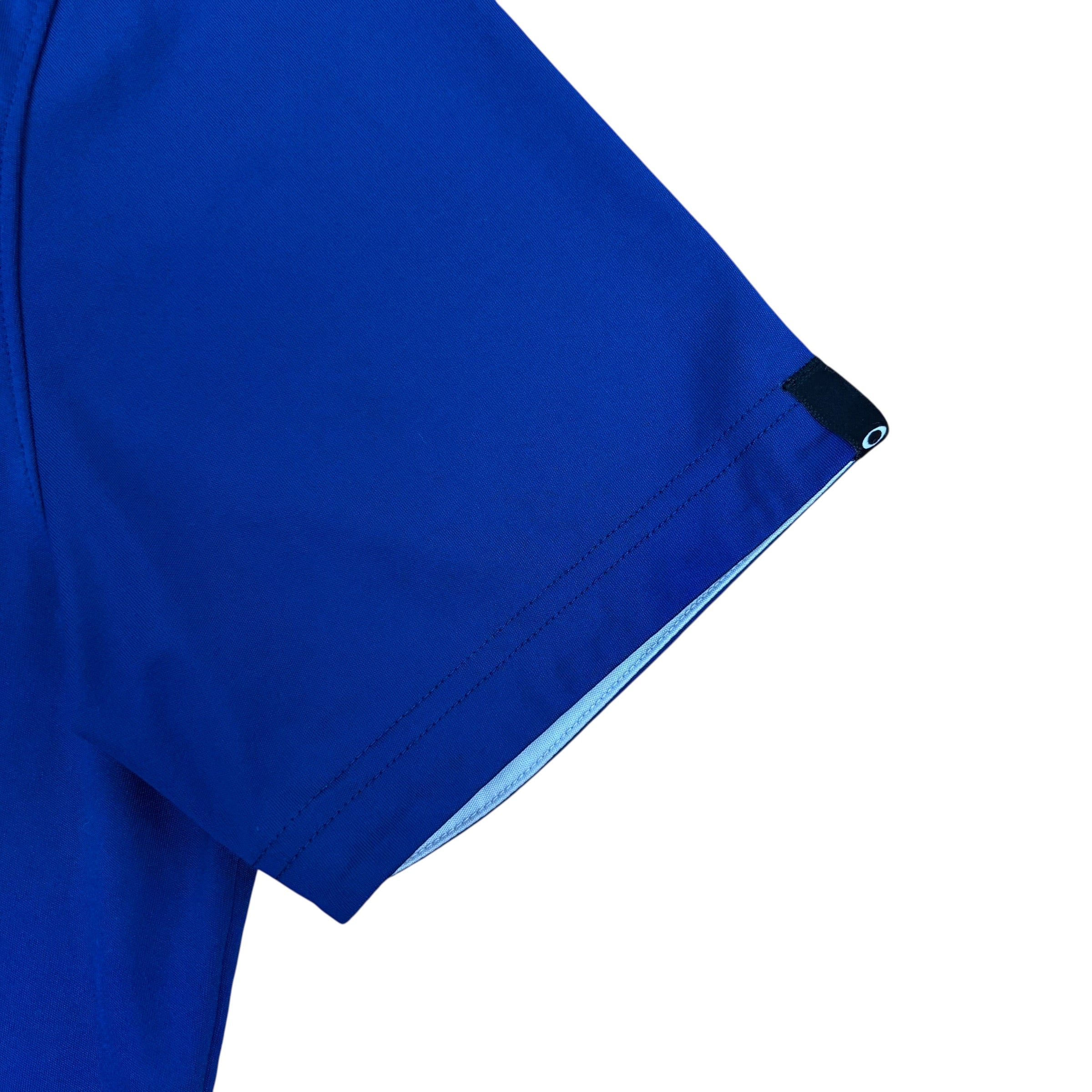 Oakley Y2K Blue Golf Polo Shirt (L)