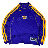 Adidas Los Angeles Lakers NBA 2012 Warm-Up LS Basketball Jersey (M)