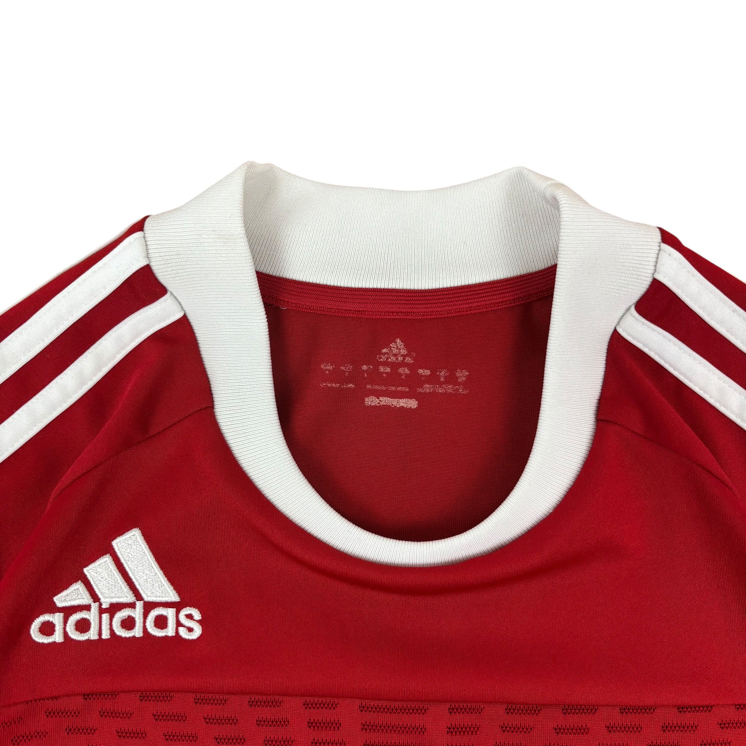 Adidas Red Y2K Logo Tee (S)