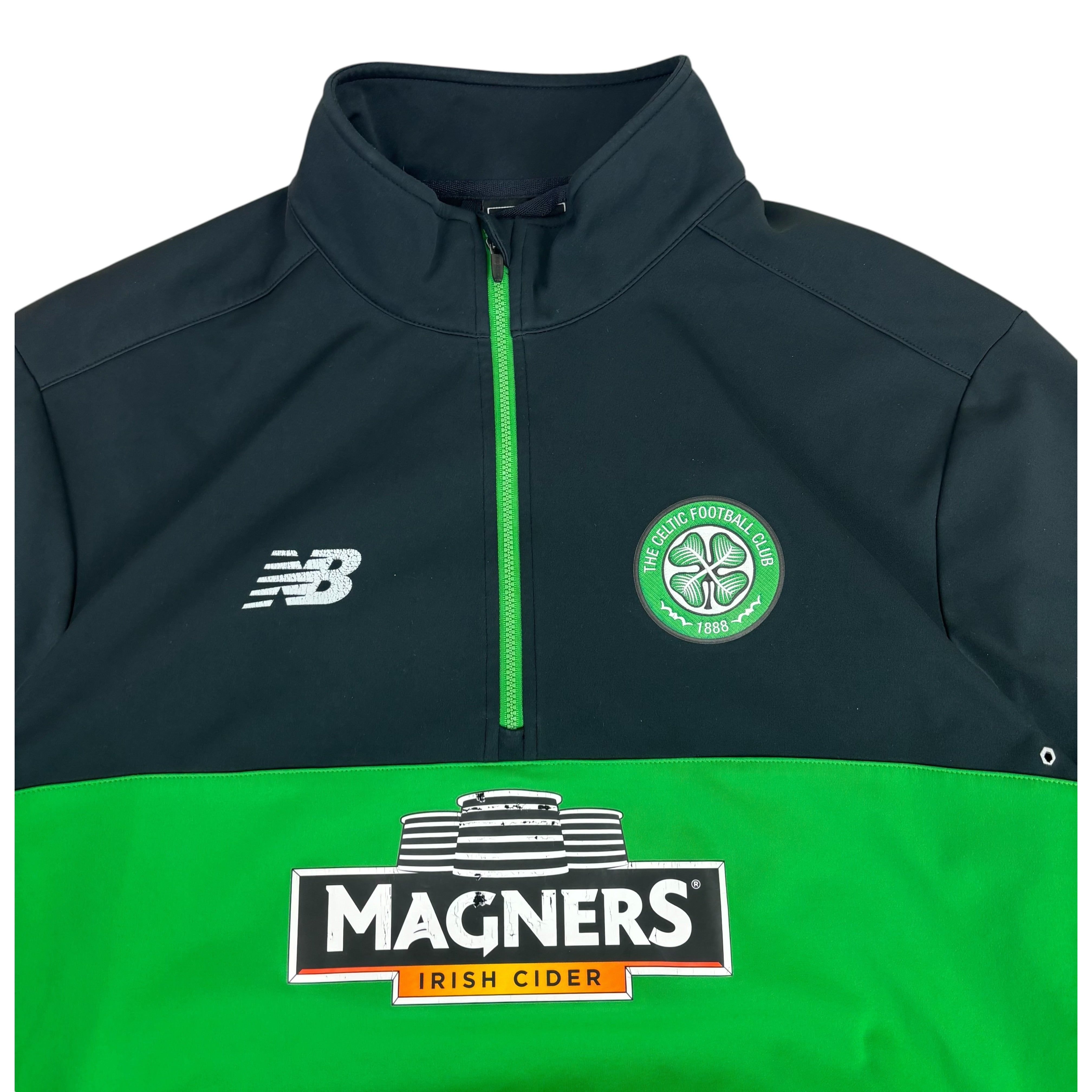 New Balance Celtic FC 2016/17 Q-Zip Home Windbreaker (L)