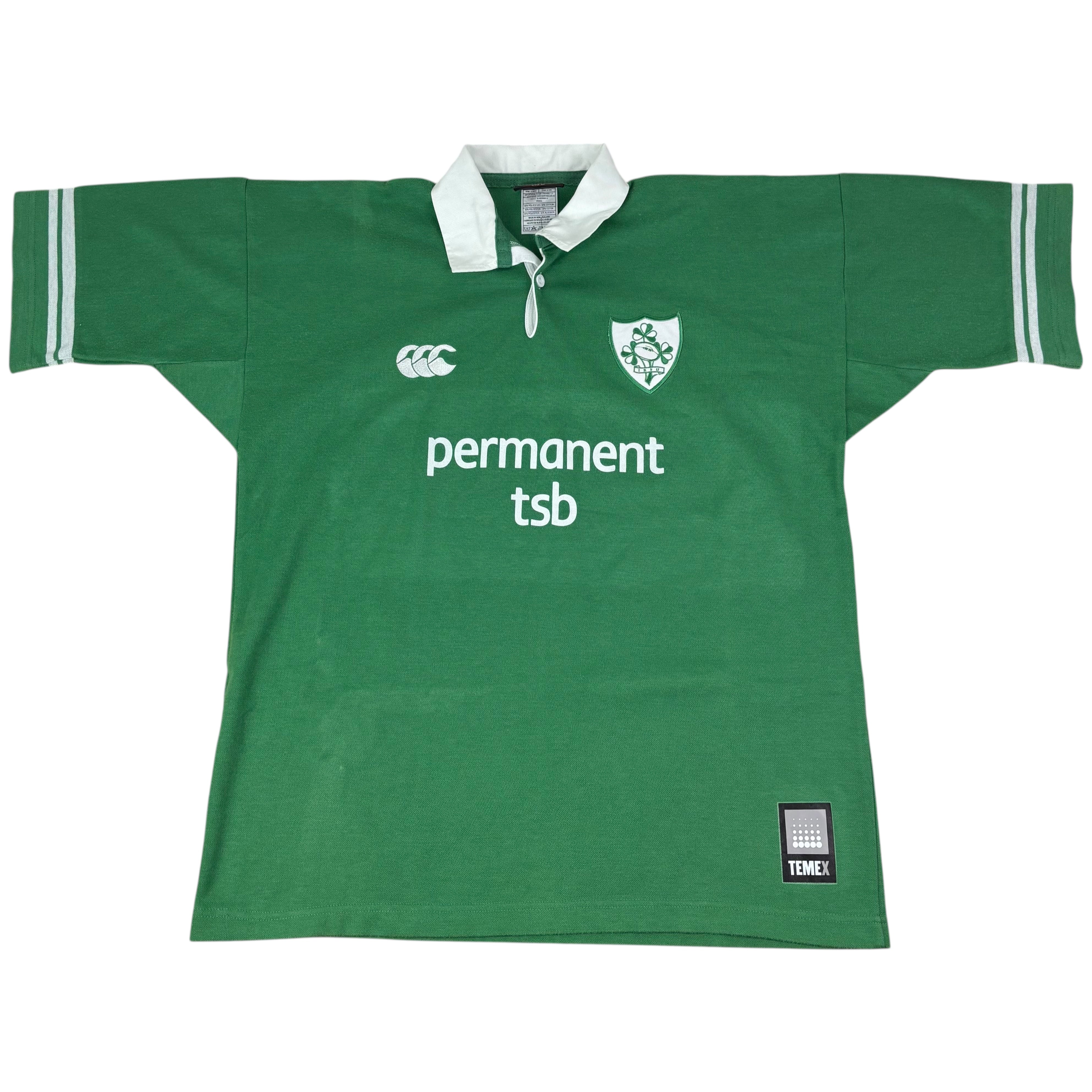 Canterbury IRFU Ireland Rugby 2002/04 Home Jersey (XL)