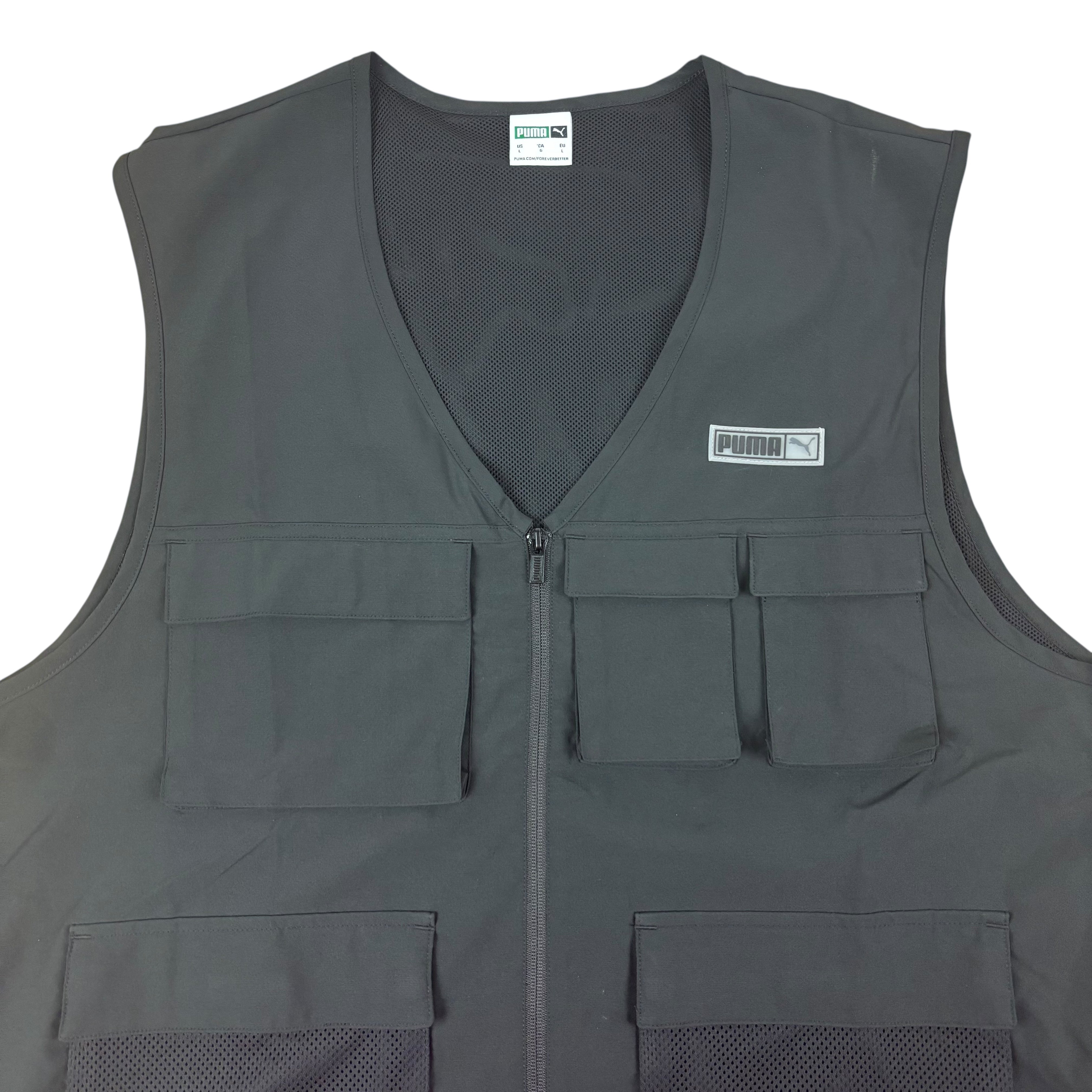 Puma Black Utility Vest (L)