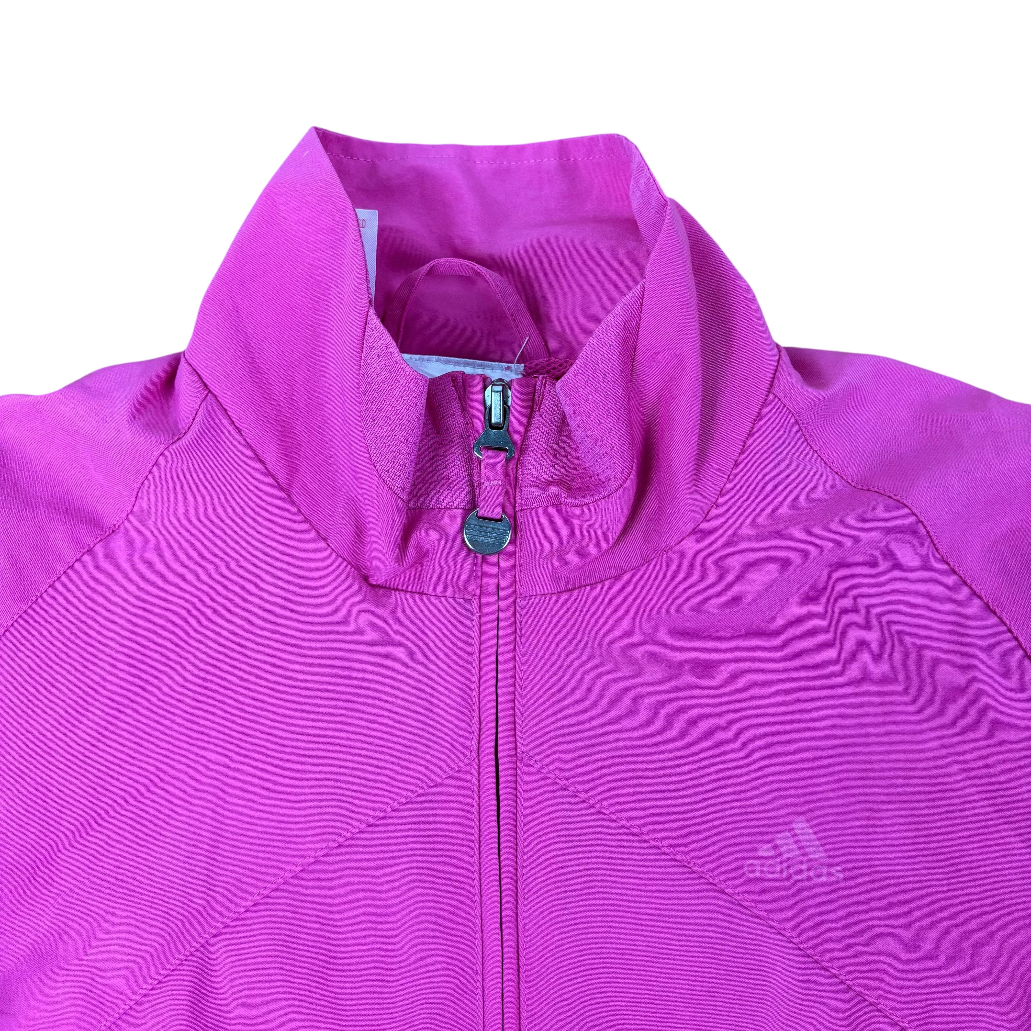 Adidas Y2K Pink Logo Windbreaker (Women’s S)