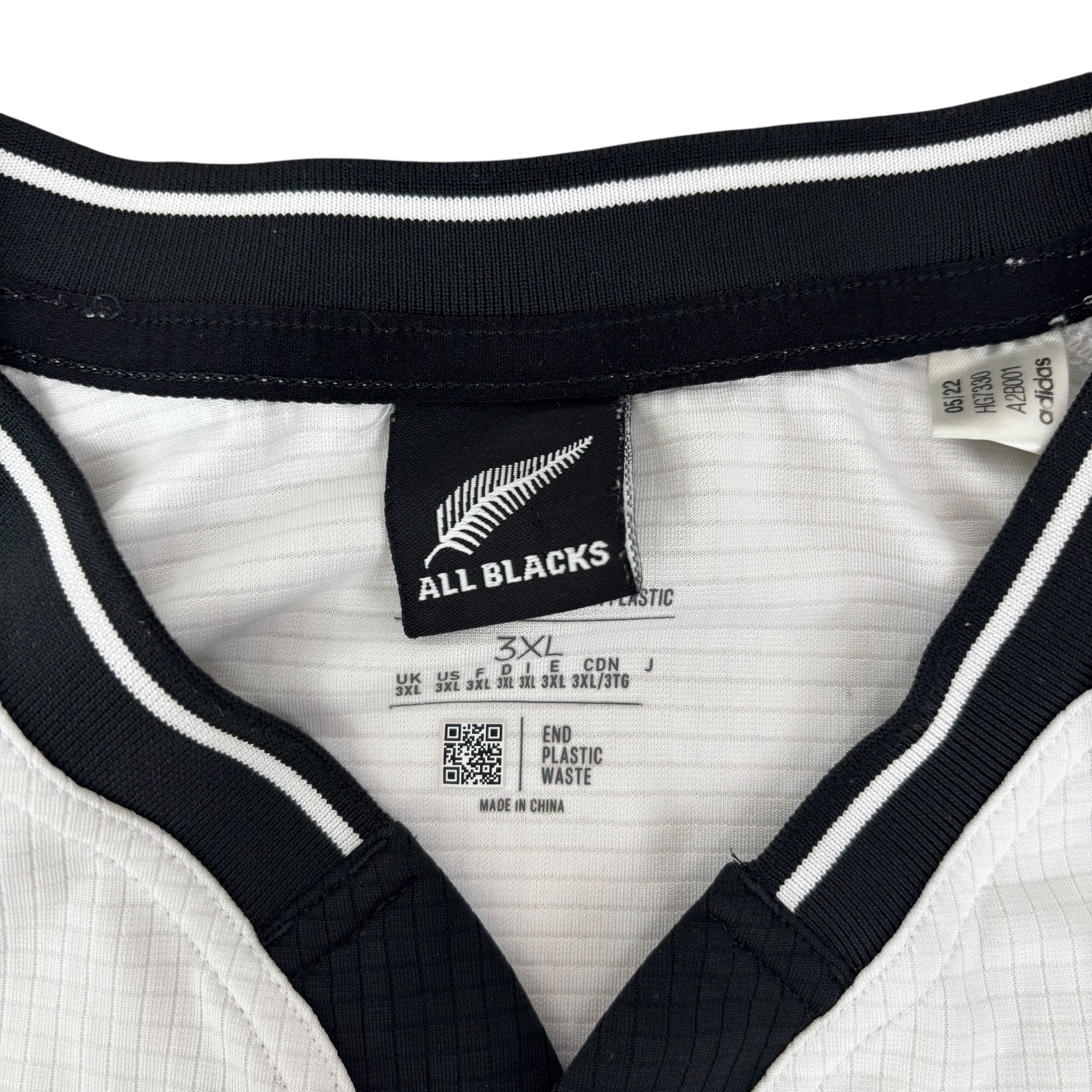 Adidas New Zealand All Blacks Rugby 2022/23 Away Jersey (3XL)