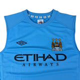 Umbro Manchester City FC 2009/10 Home Jersey Vest BNWT (L)