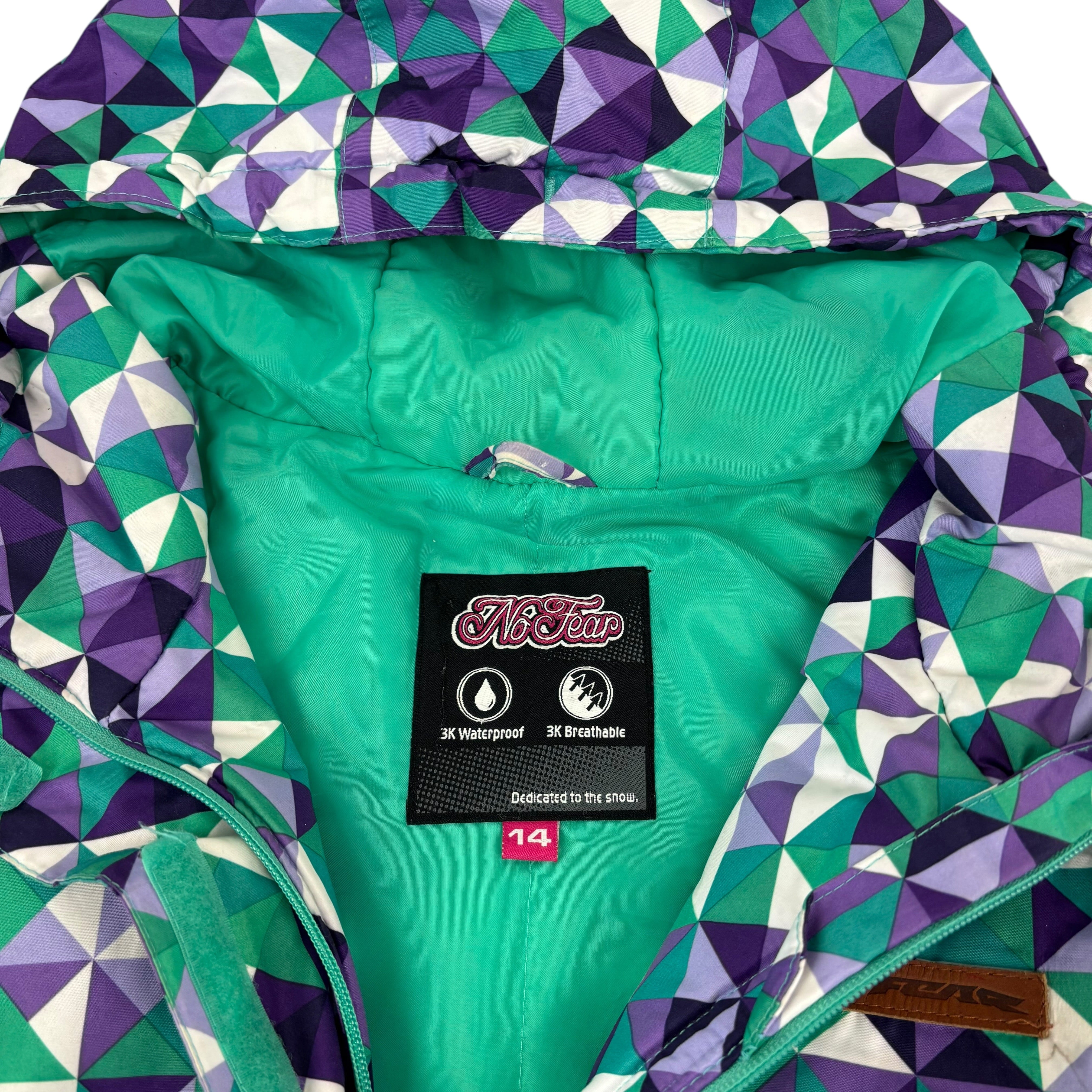 No Fear Snowboarding Insulated Ski Jacket (Women’s L)