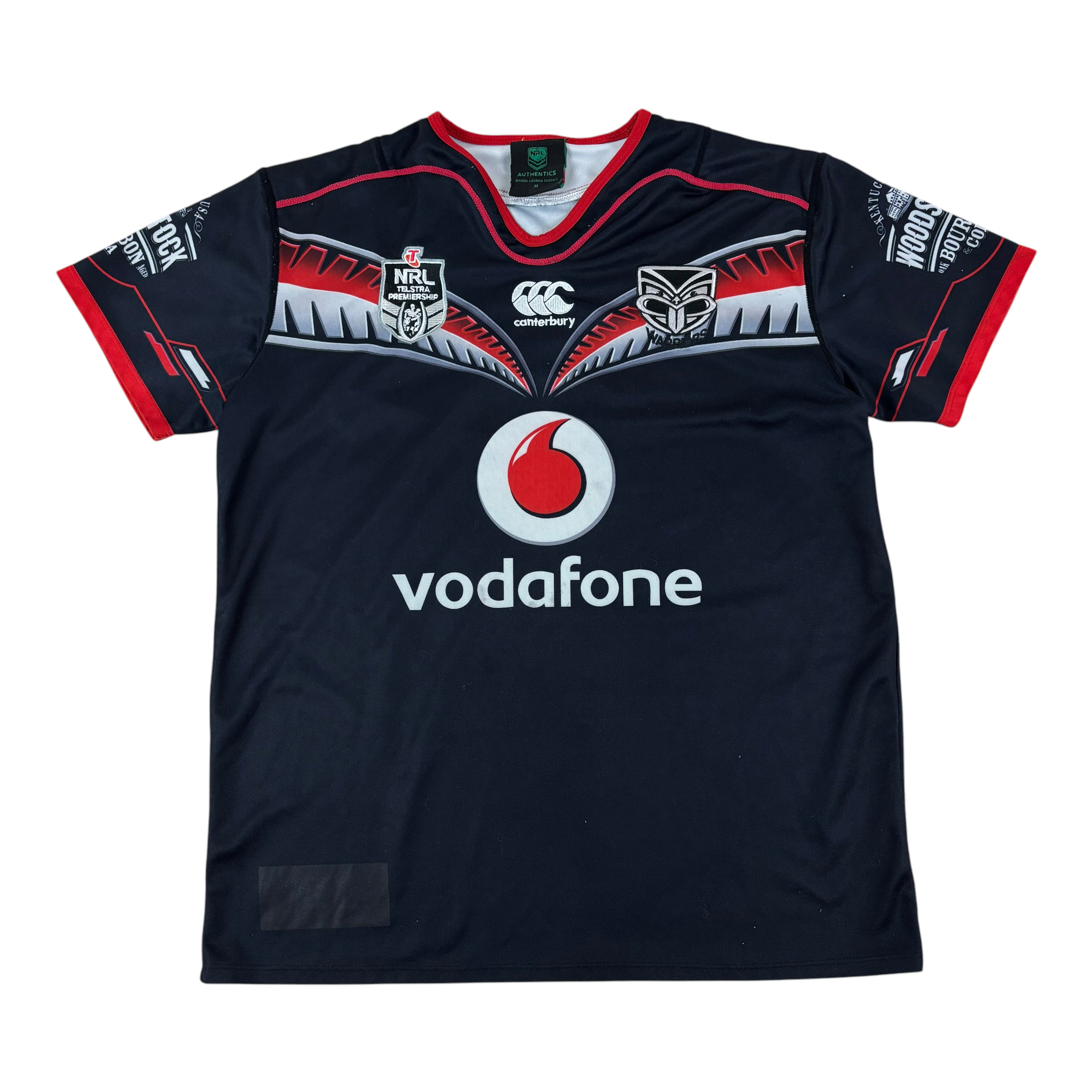 Canterbury New Zealand Warriors NRL 2016 Home Jersey (M)