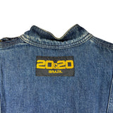 20&20 90s Asymmetrical Zip Denim Jacket (Women’s M)