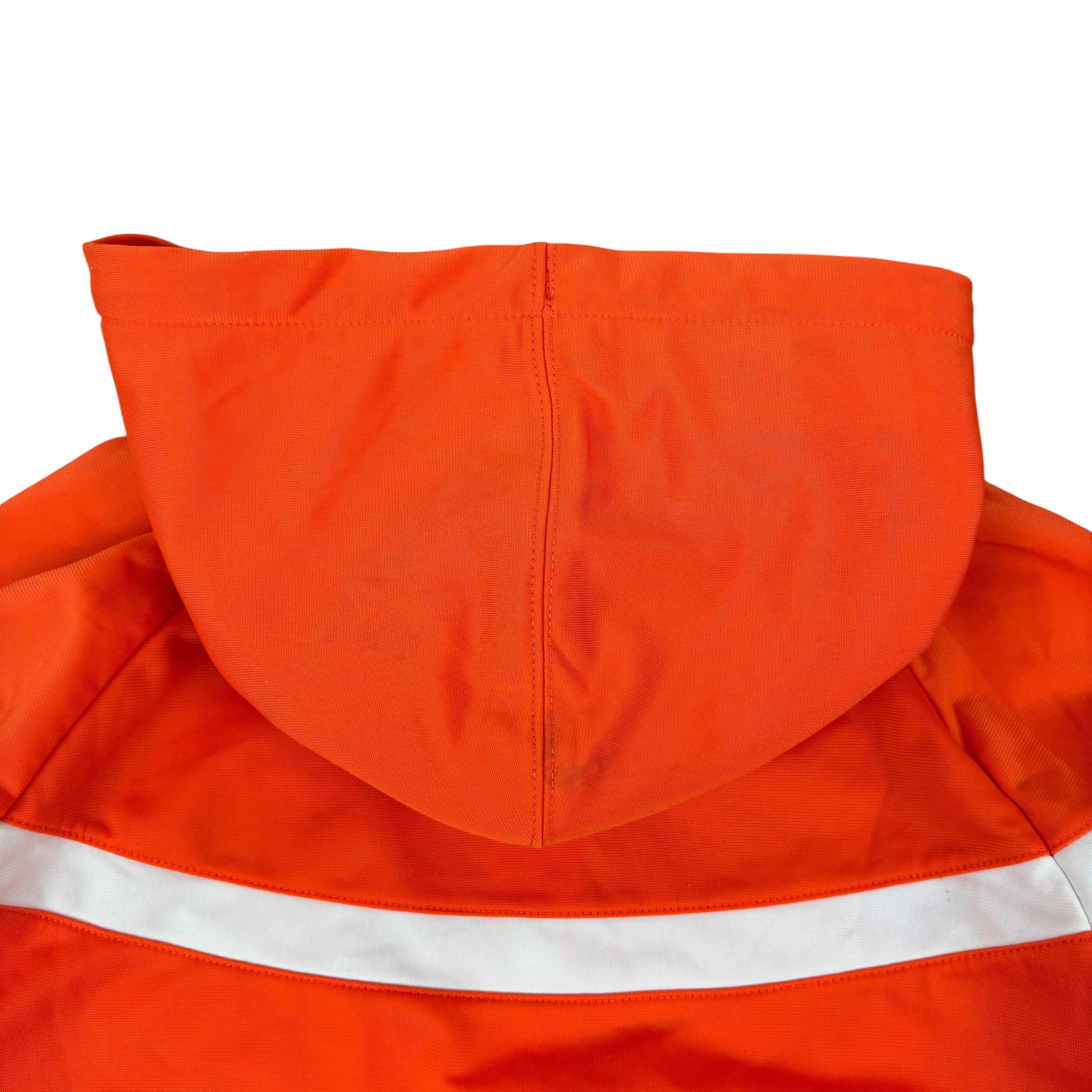 Nike Y2K Orange Logo Hoodie (Women’s L)
