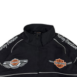 Harley Davidson 100 Year Anniversary 2003 Black Racing Jacket (L-XL)