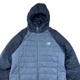 New Balance Hooded Logo Puffer (S)