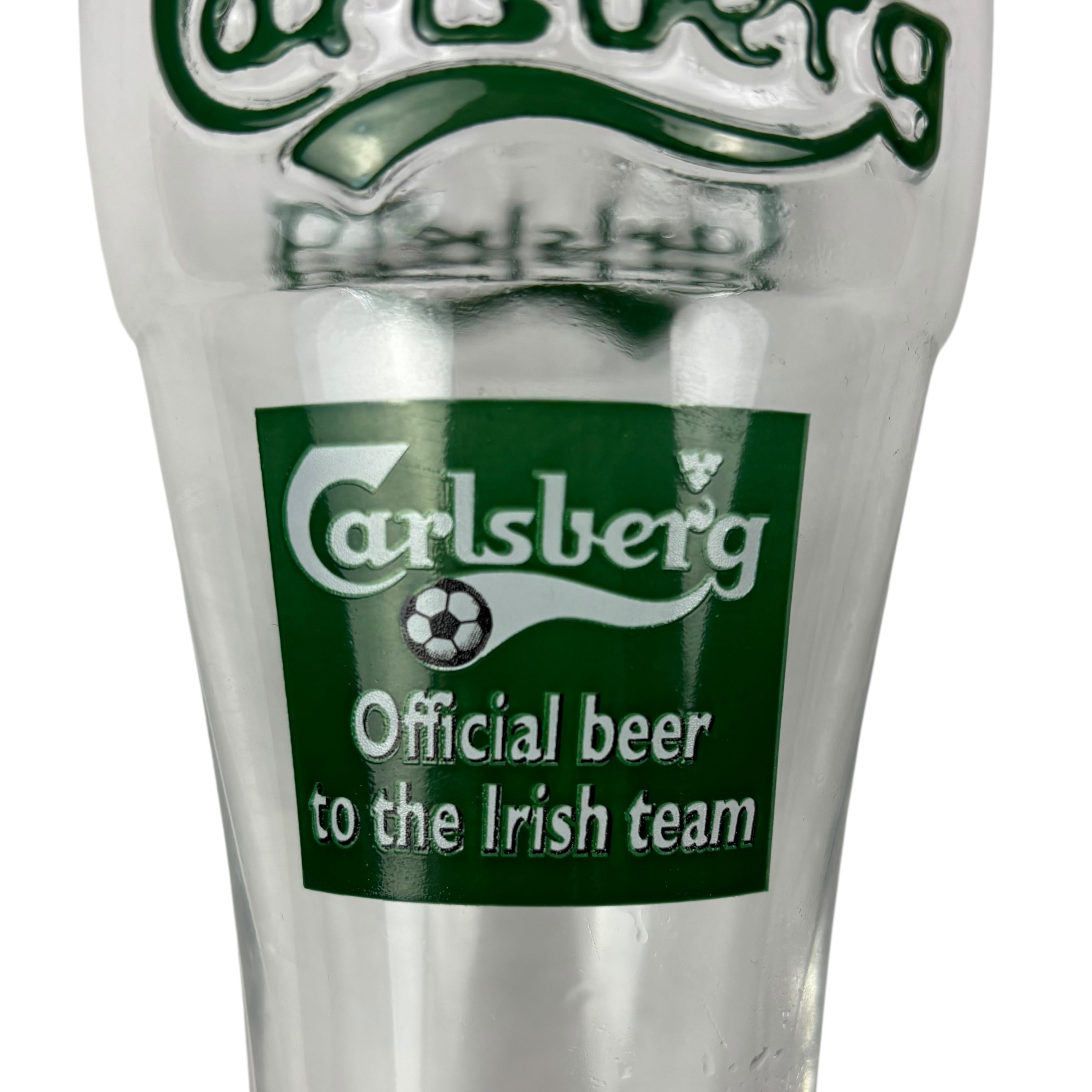 Carlsberg Official Beer to the Irish Team 2002 Collectible Pint Glass