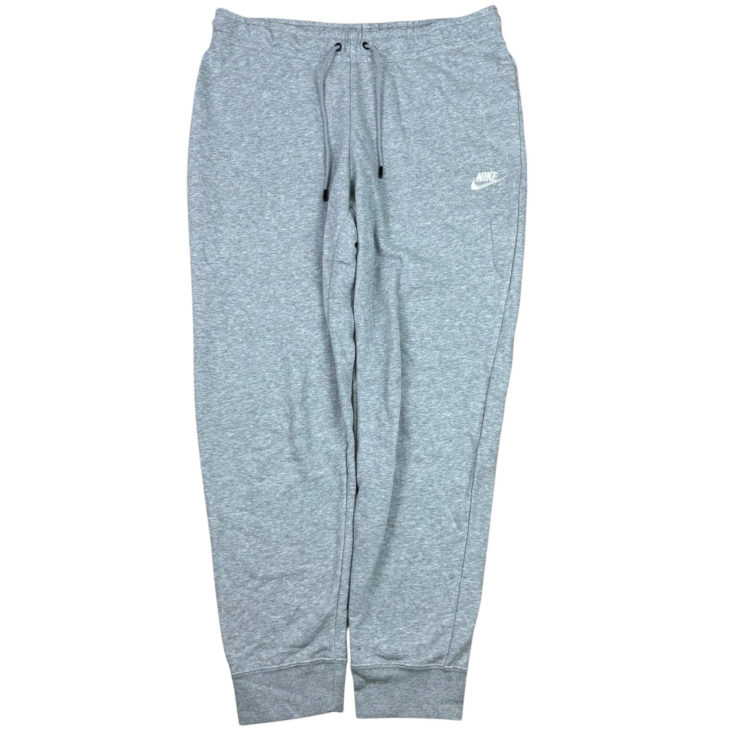 Nike Grey Cotton Logo Track Pants (L)