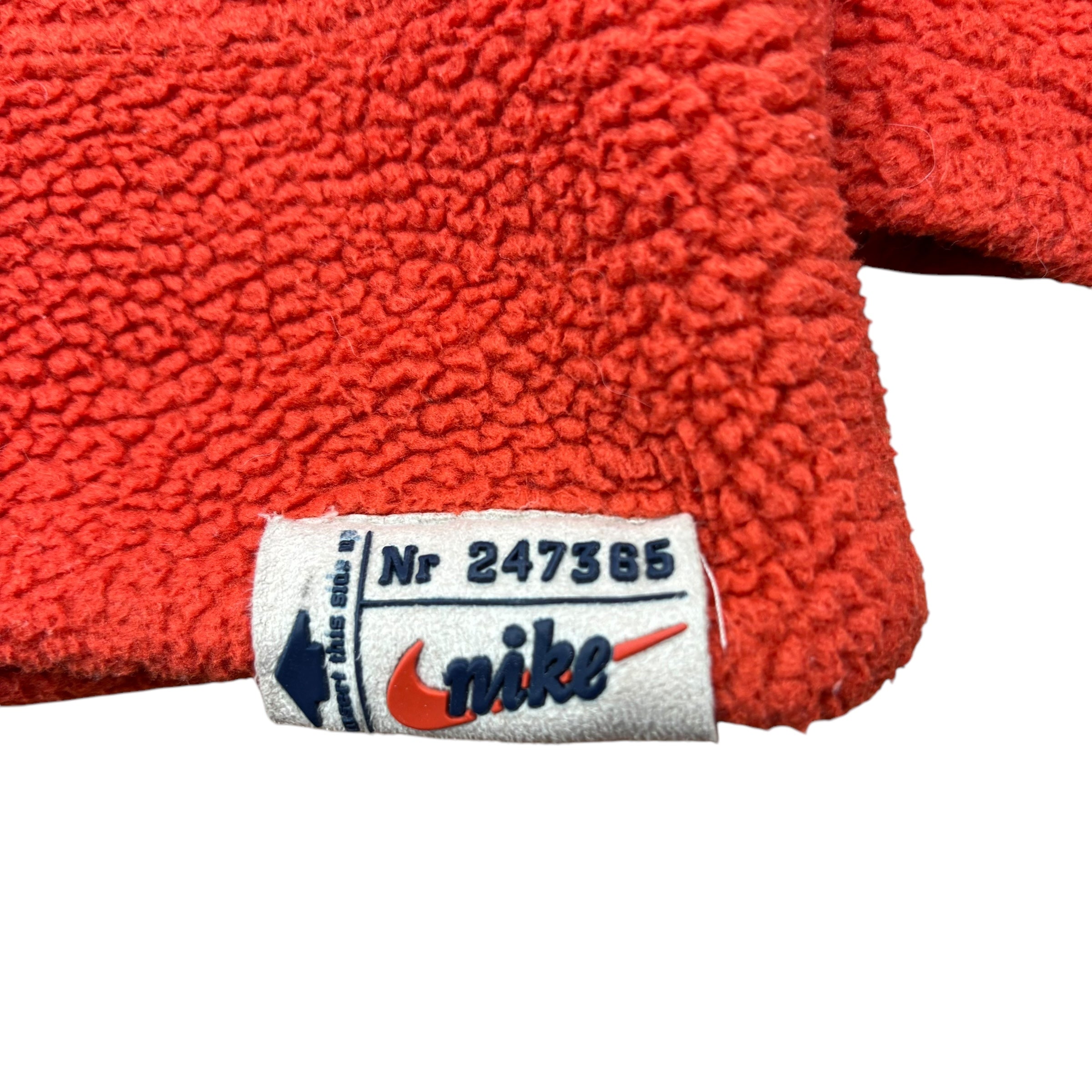 Nike Y2K Orange Sherpa Ninja Fleece Hoodie (Women’s XL)